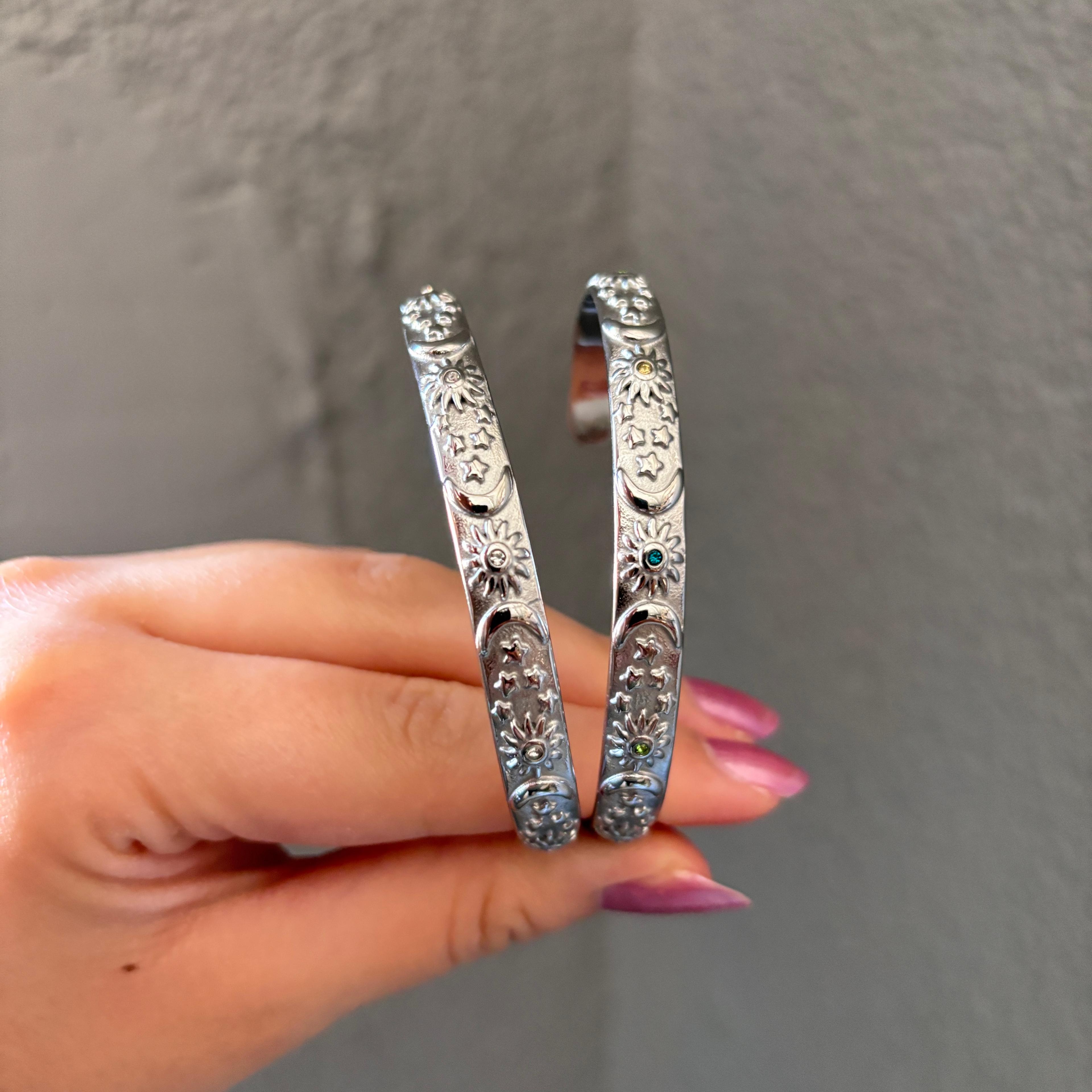 ÇELİK VİNTAGE KELEPÇE SILVER RENKLİ