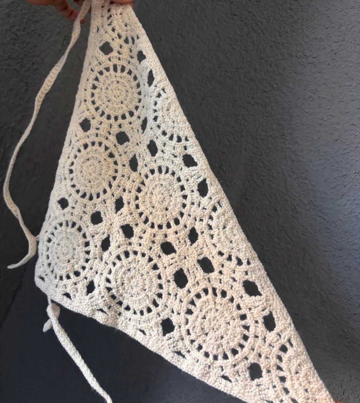 ÖRGÜ BANDANA DÜZ
