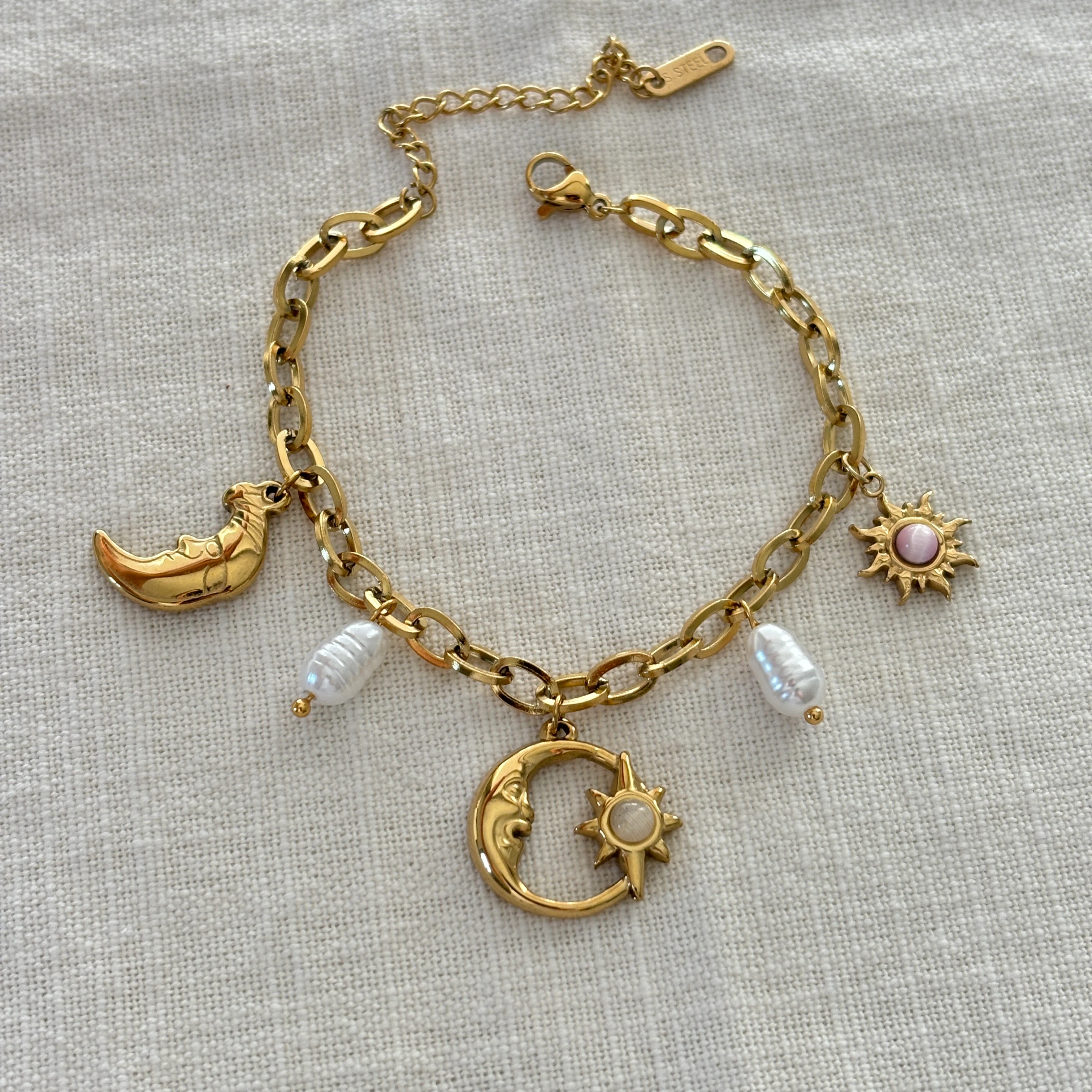 ÇELİK CHARMLI BİLEKLİK