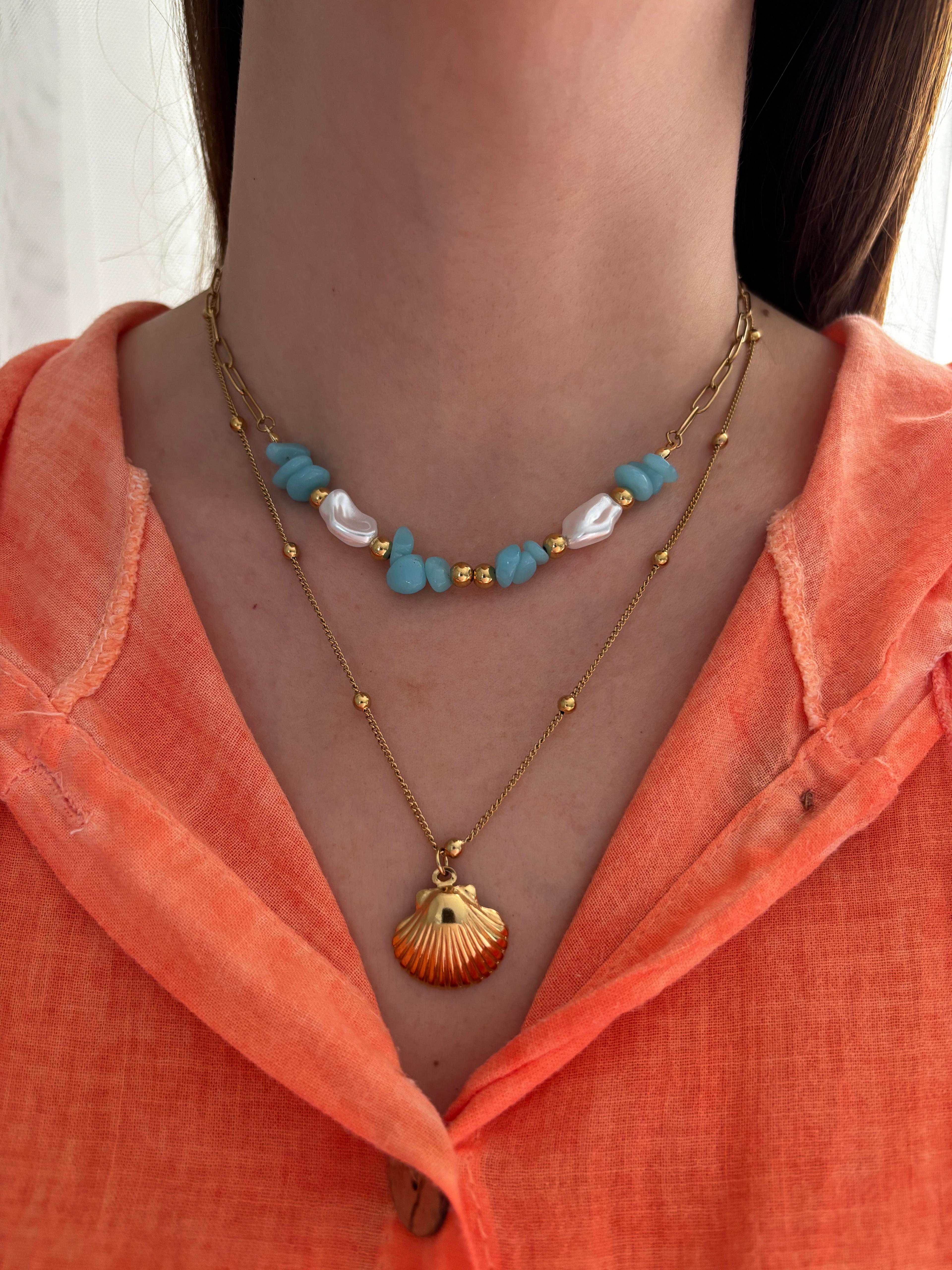 ÇELİK CHARM KOLYE