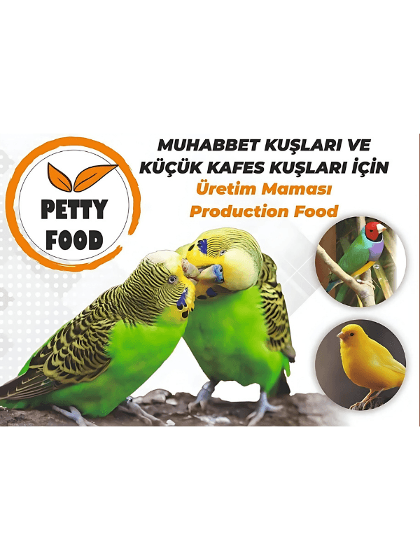 Petty Food Kafes Kuşları İçin Üretim Maması