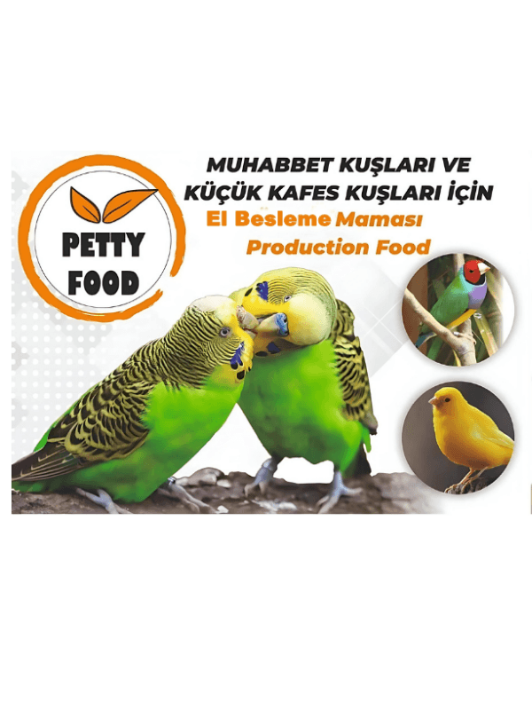 Petty Food Kafes Kuşları İçin El İle Besleme Maması