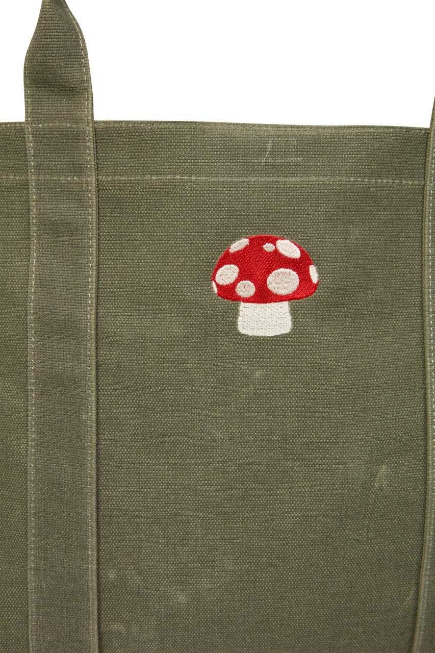 MUMLU KANVAS MUSHROOM BAG HAKİ YEŞİL