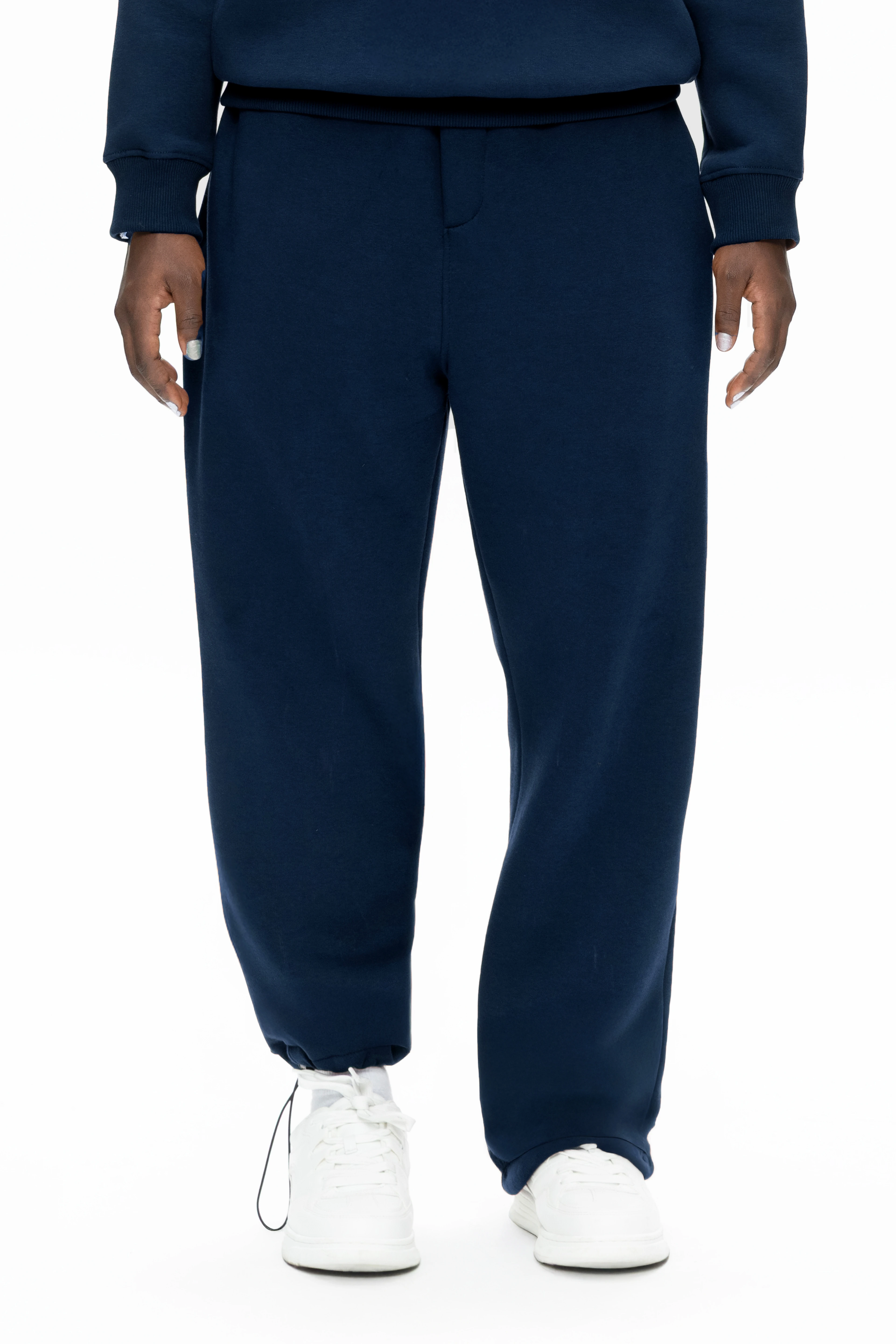 Urban Move Ayarlanabilir Paça Oversize Eşofman Altı Unisex - LACİVERT