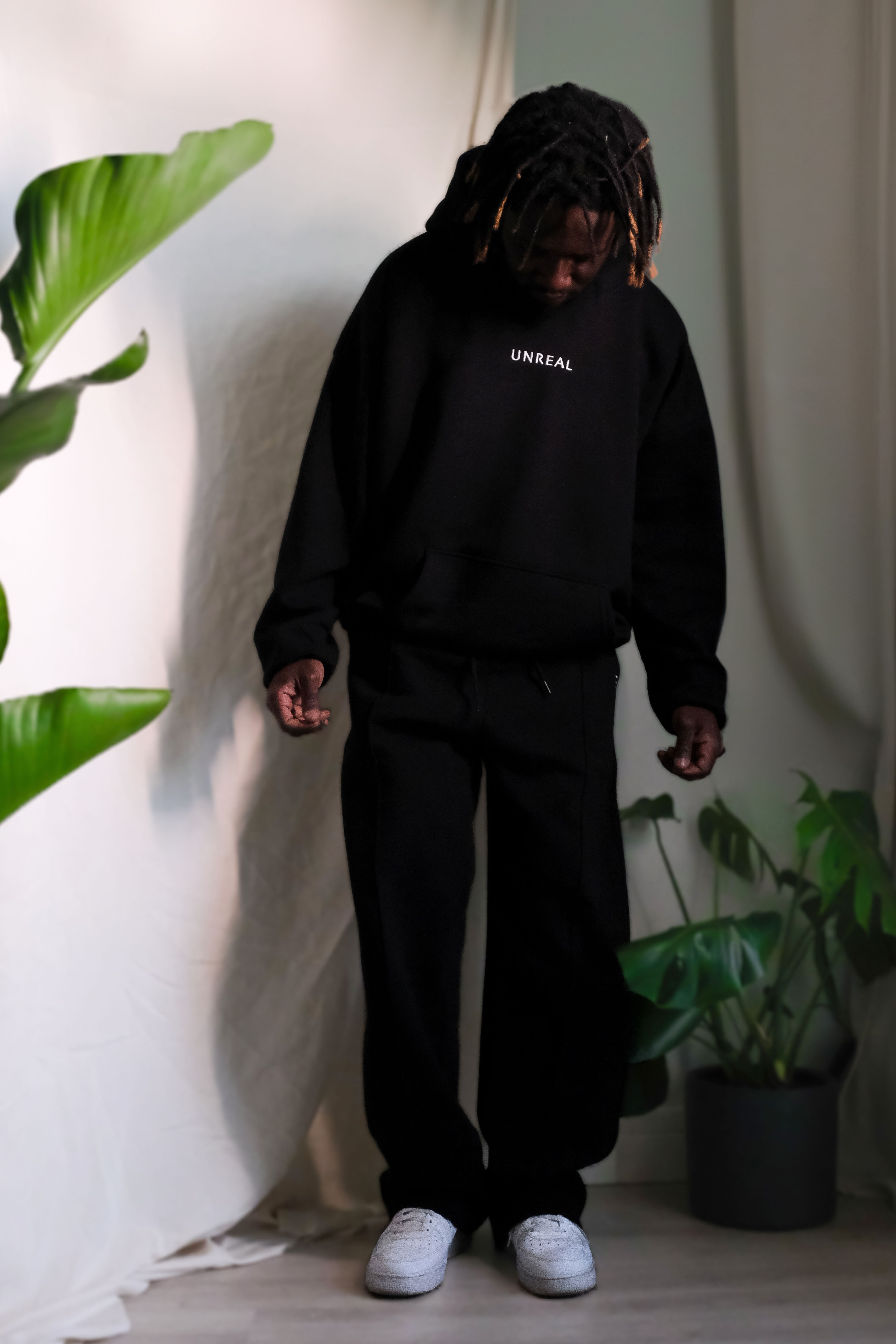 Baggy Fit Jogger Pantolon - Siyah