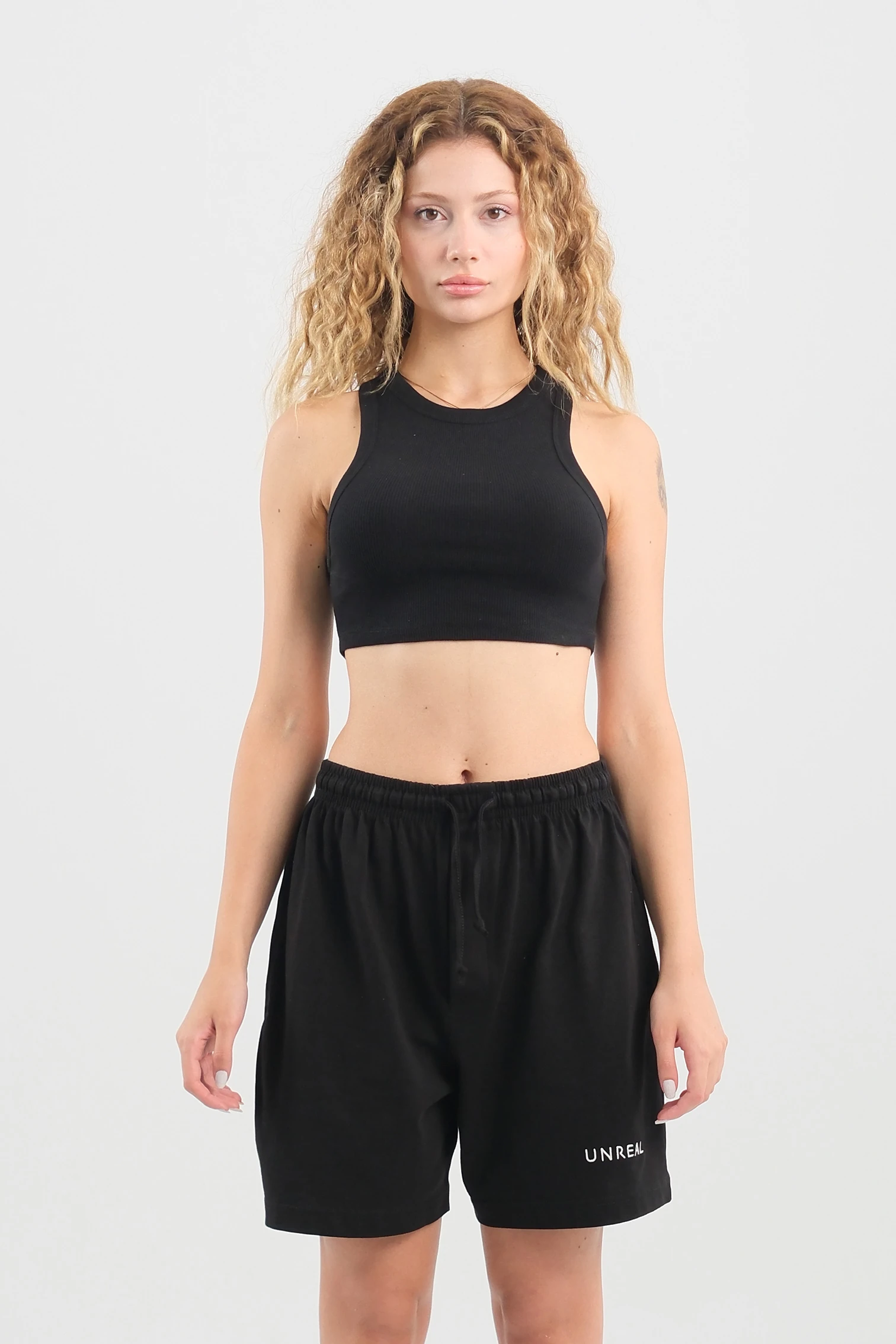 Cozy Cool Crop - Black Pearl