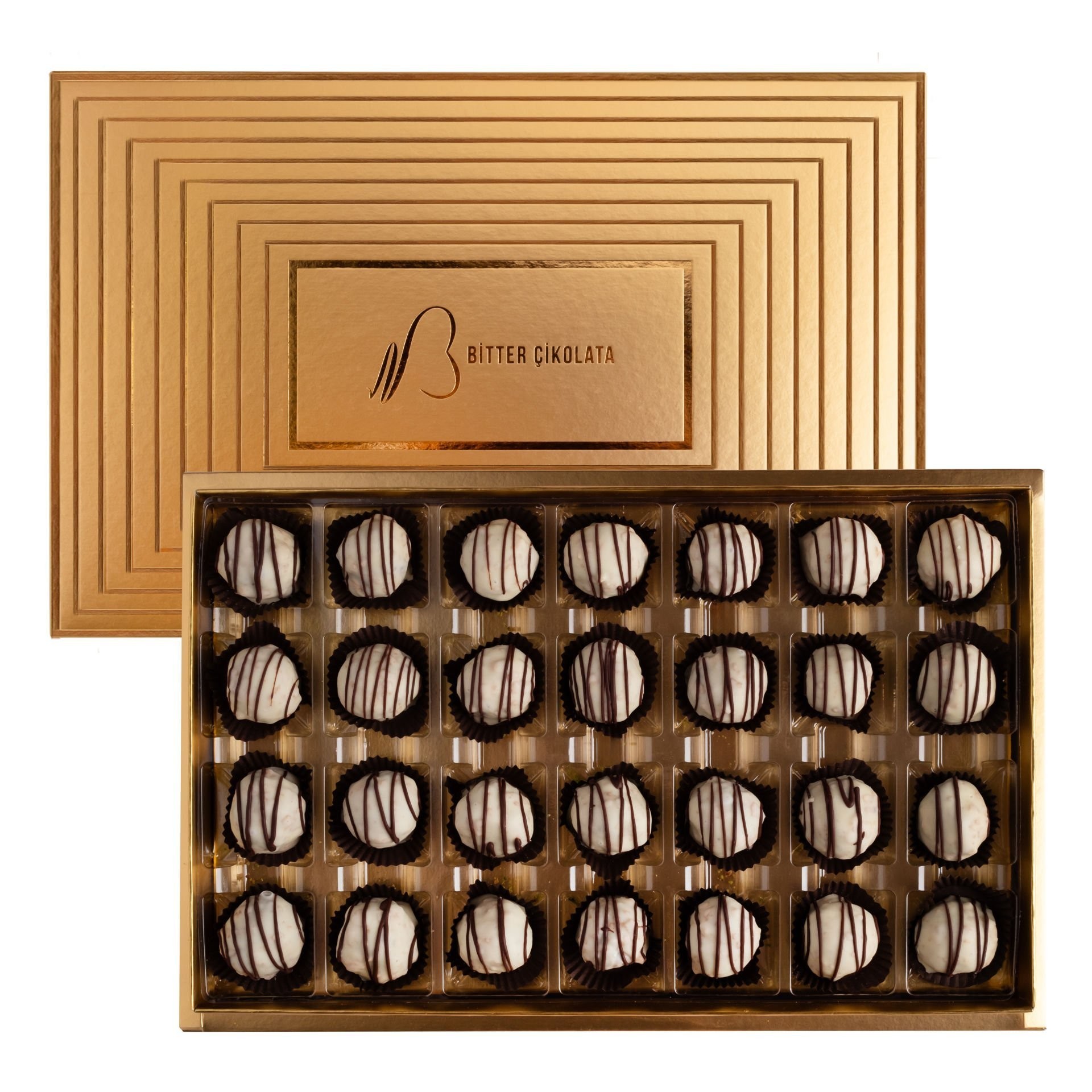 Belgian Biscuit Truffle with Rice Crisps