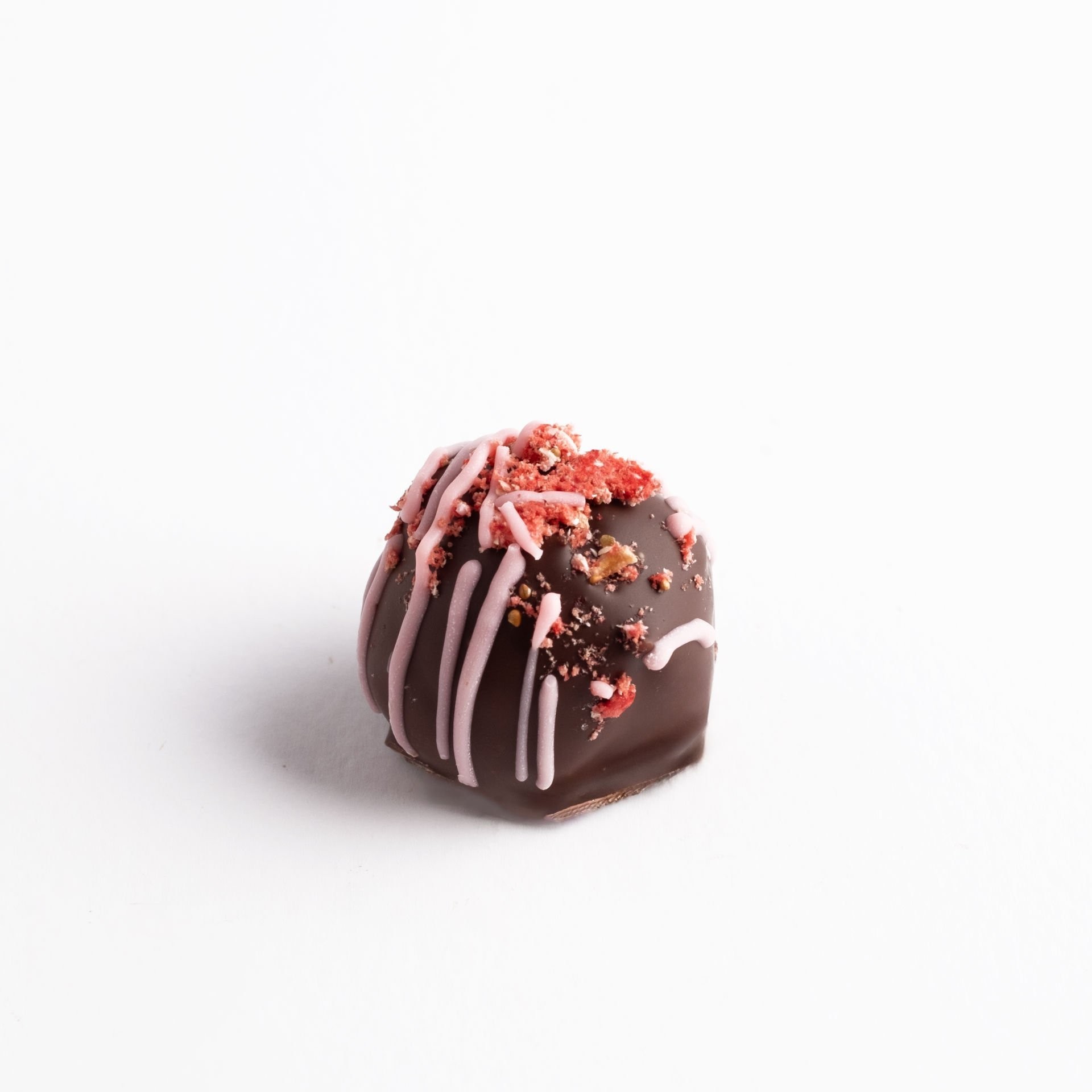 Bitter Strawberry Filled Truffle