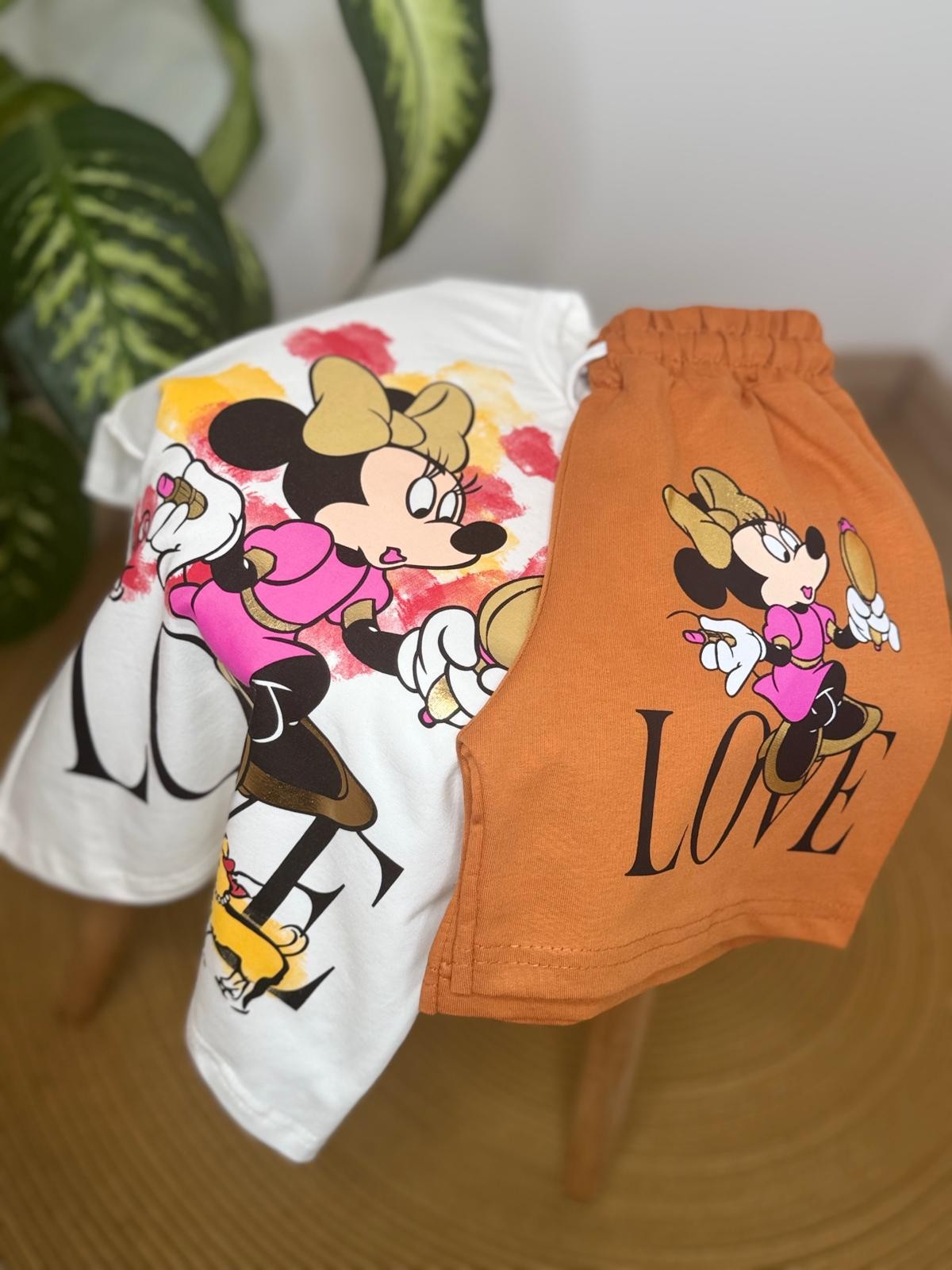Mickey Mouse Şortlu Takım