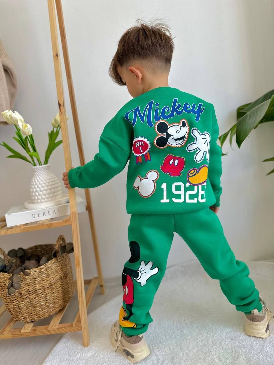 Mickey Mouse Baskılı Eşofman Takımı GE-3022