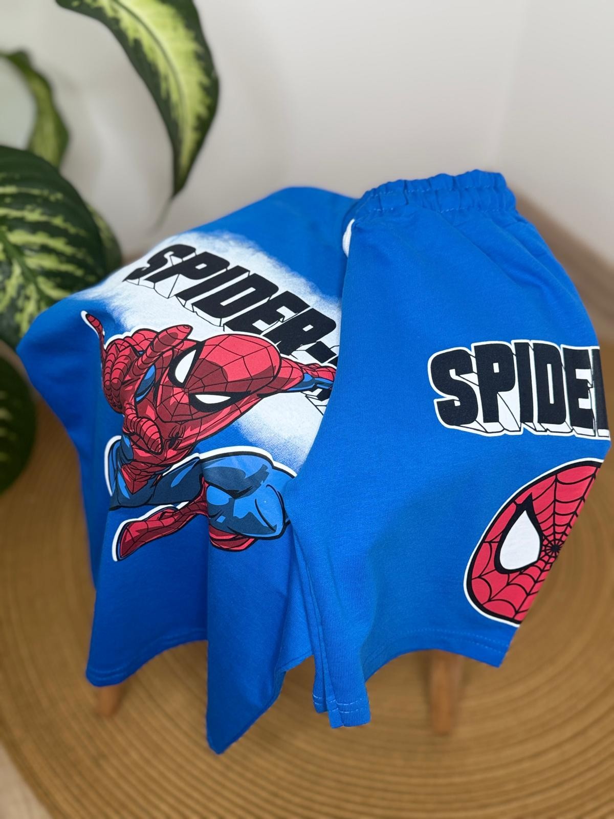 Spiderman Şortlu Takım 