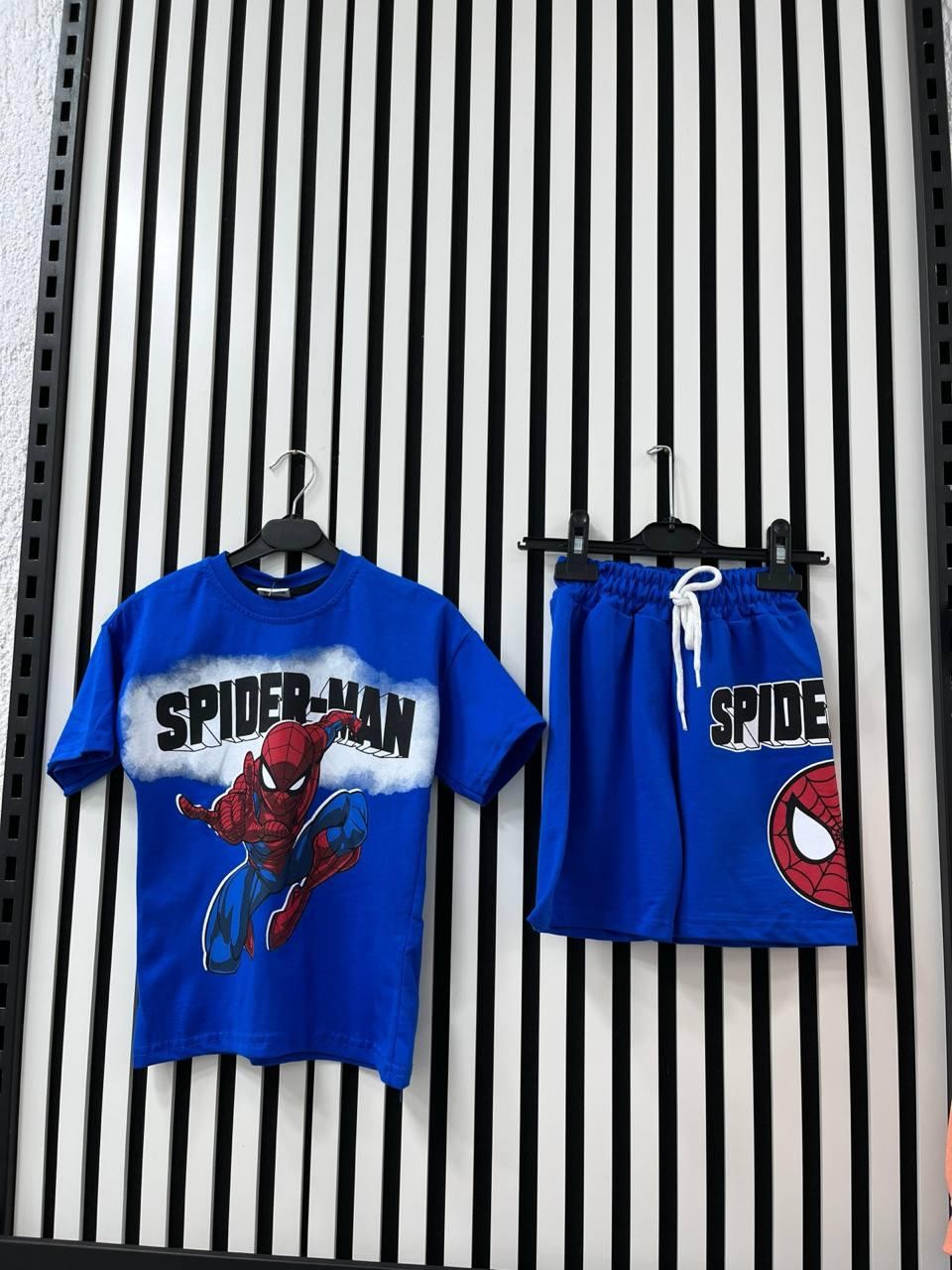 Spiderman Şortlu Takım 