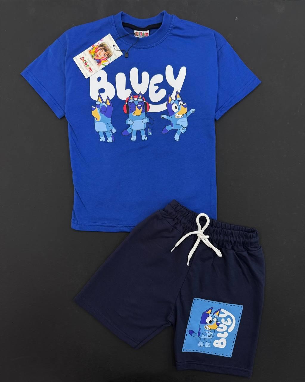 Bluey Şortlu Takım