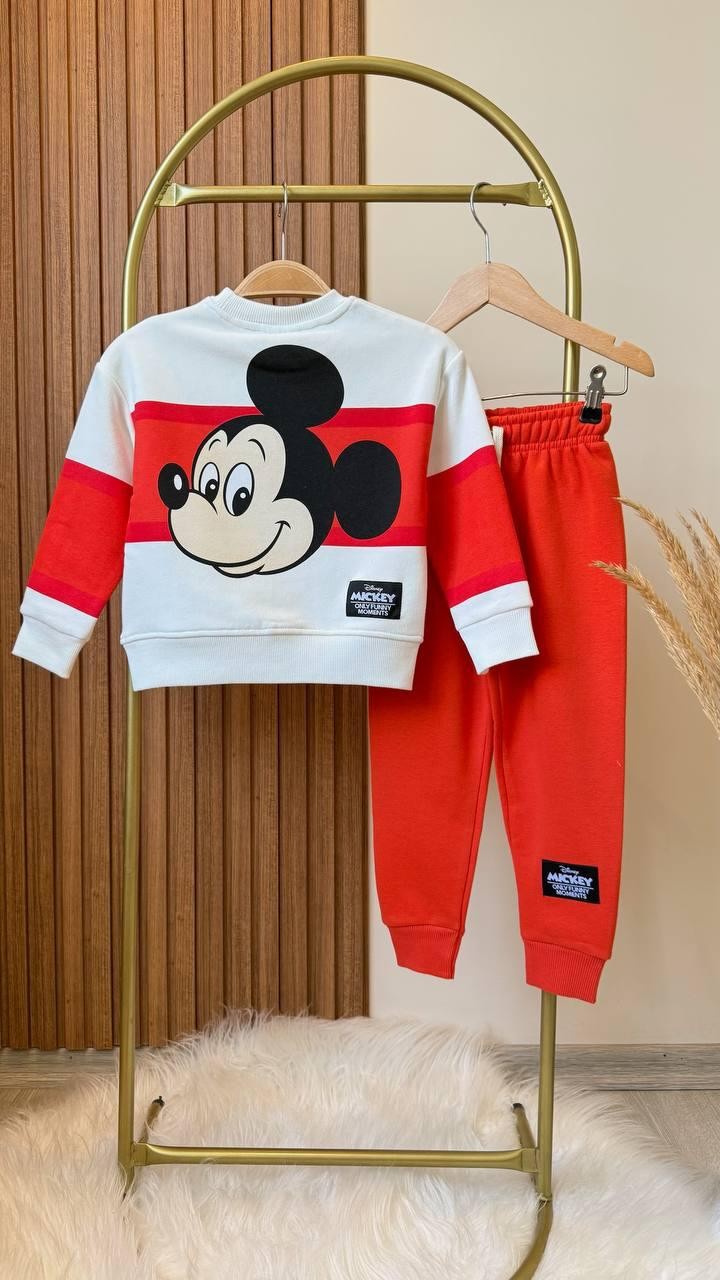 Mickey Mouse Baskılı Eşofman Takımı 