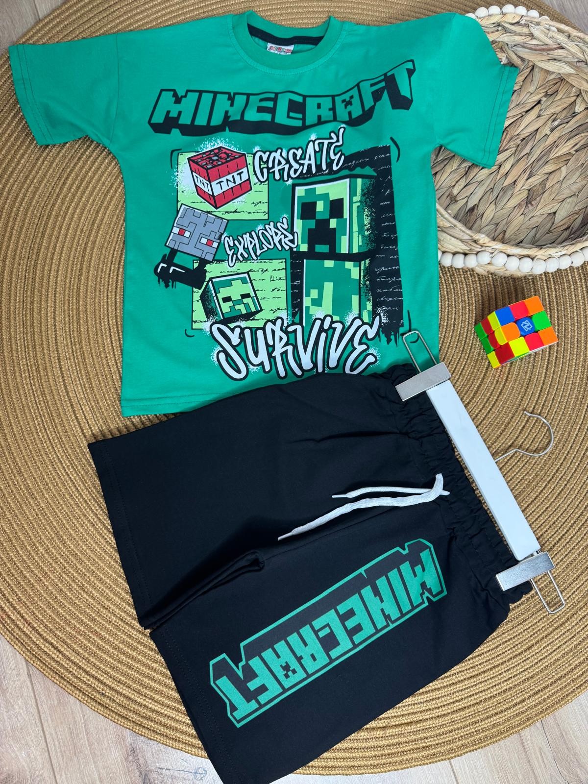 Minecraft Şortlu Takım 