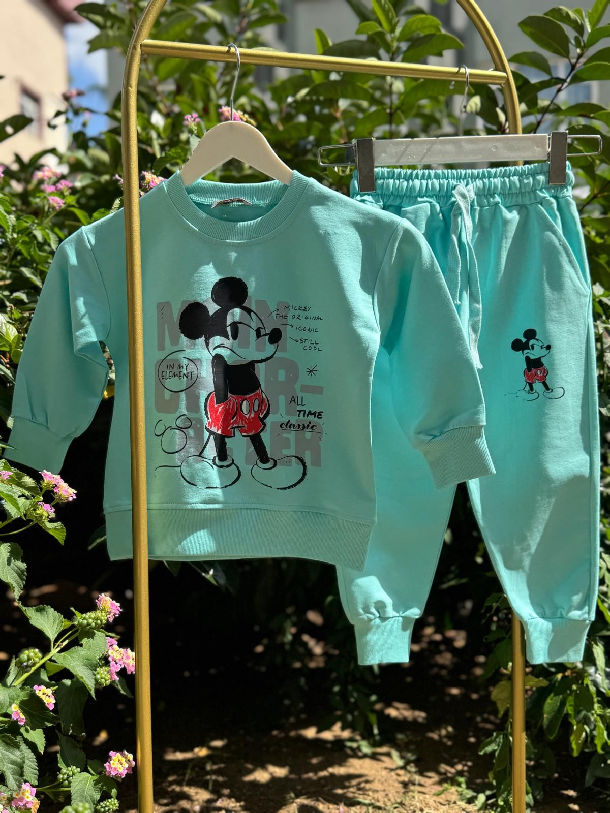 Mickey Mouse Baskılı Eşofman Takımı 