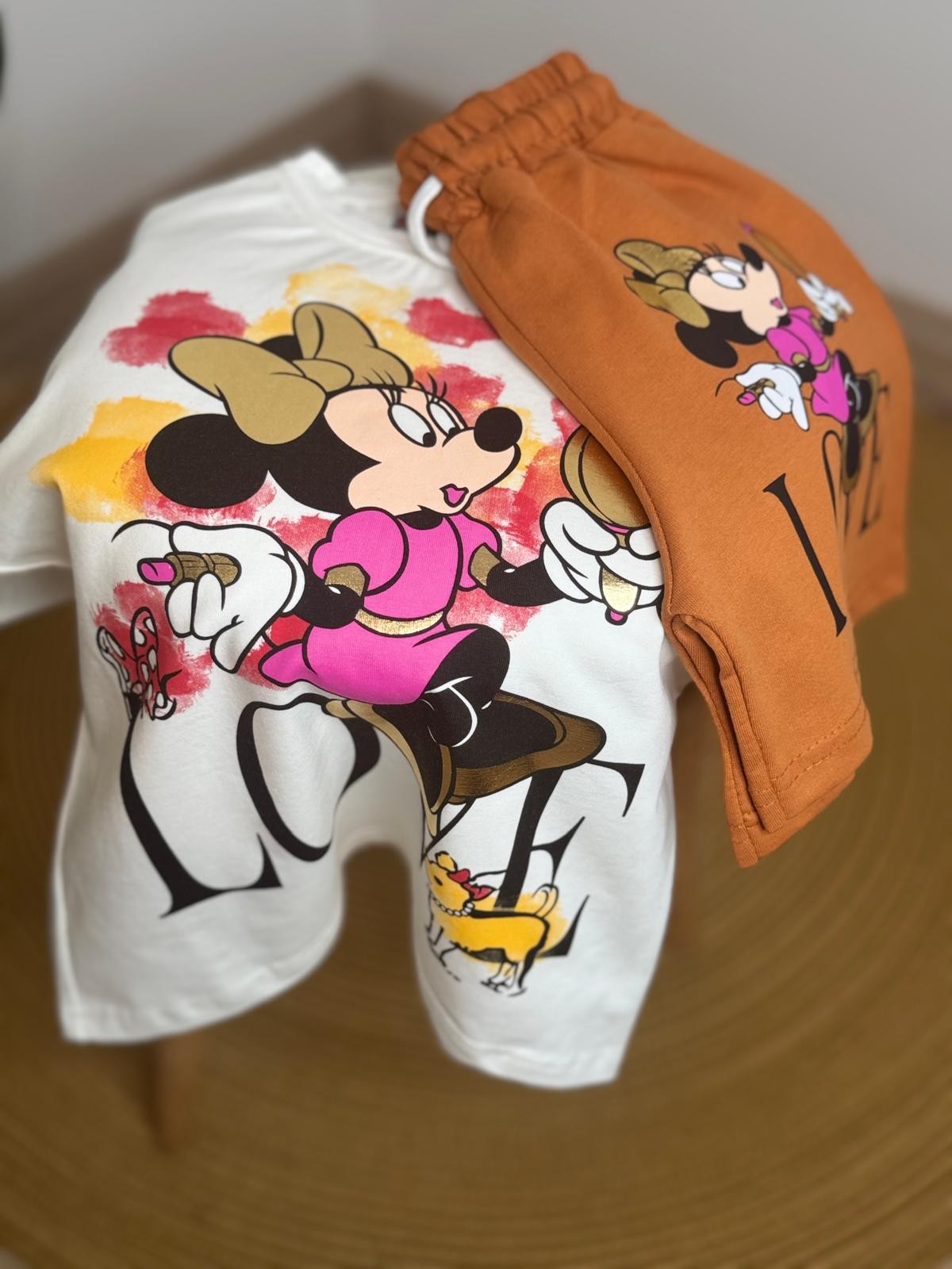 Mickey Mouse Şortlu Takım