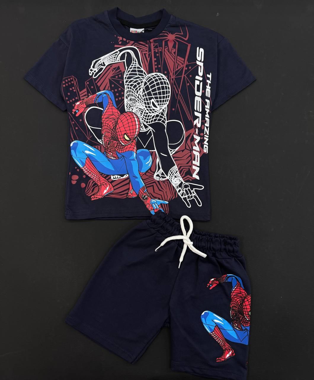 Spiderman Şortlu Takım 