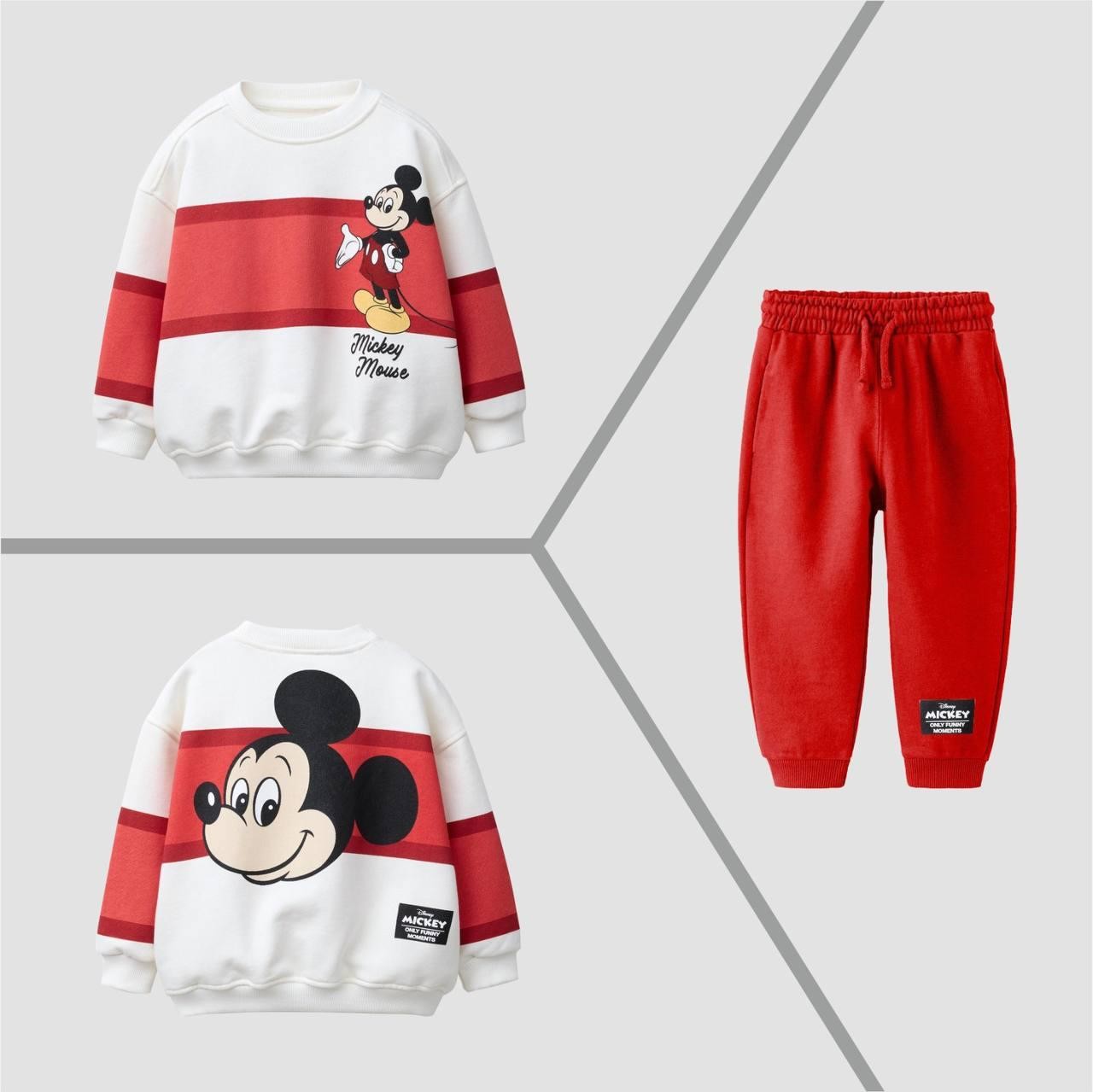 Mickey Mouse Baskılı Eşofman Takımı 