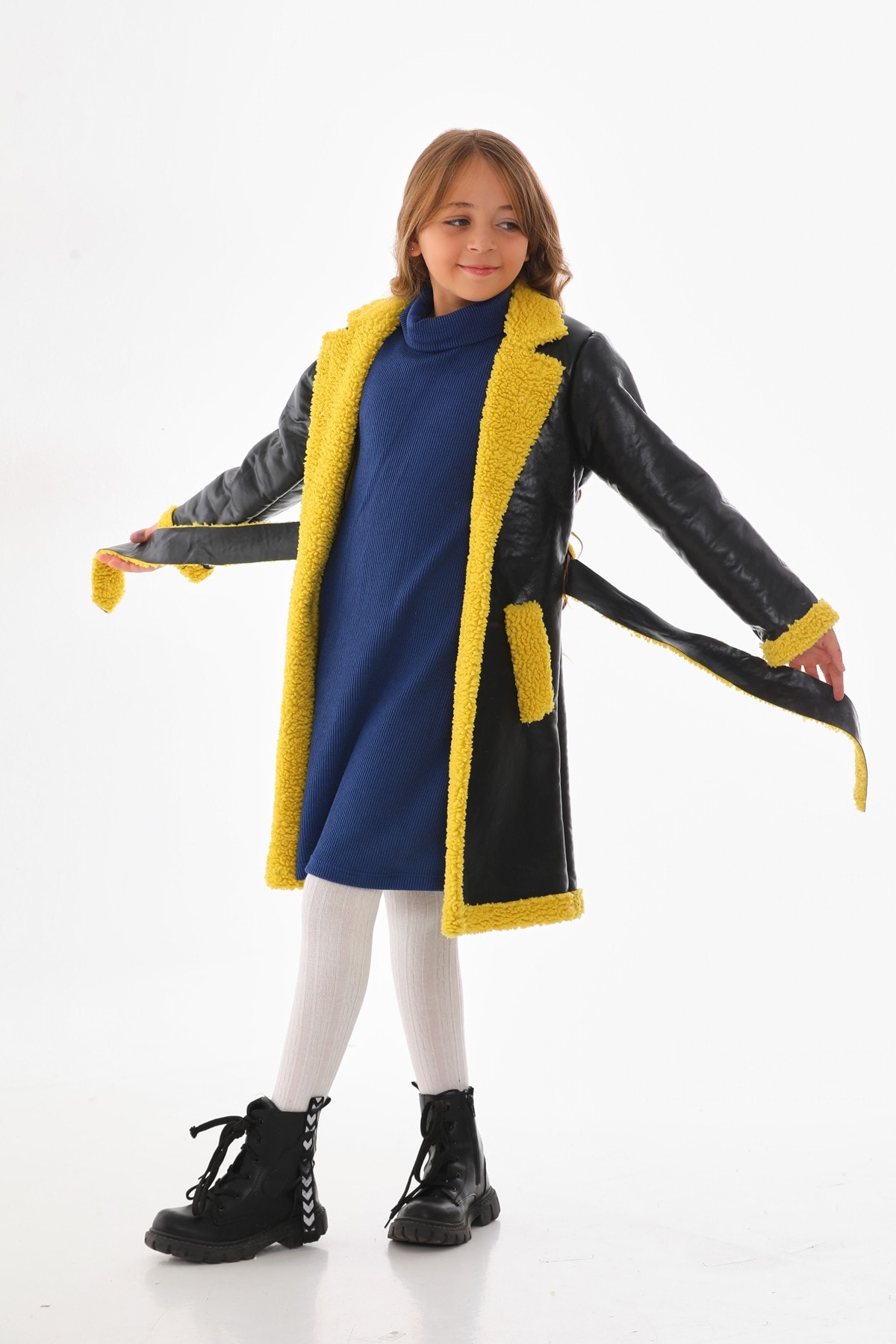 KIZ ÇOCUK MONT ELBİSE TAKIM