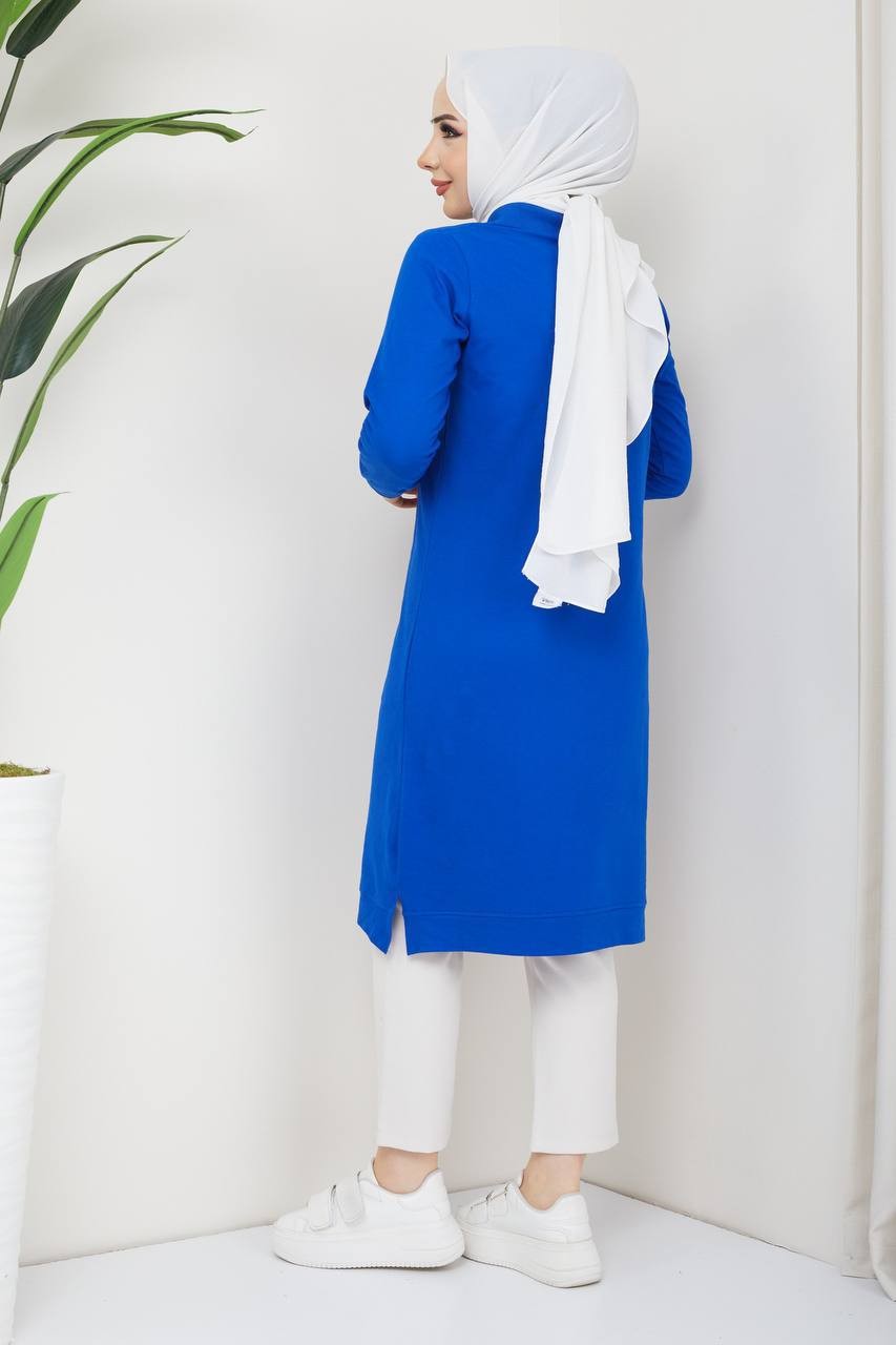 Ayşe Akay - Lacoste Tunik - Saks