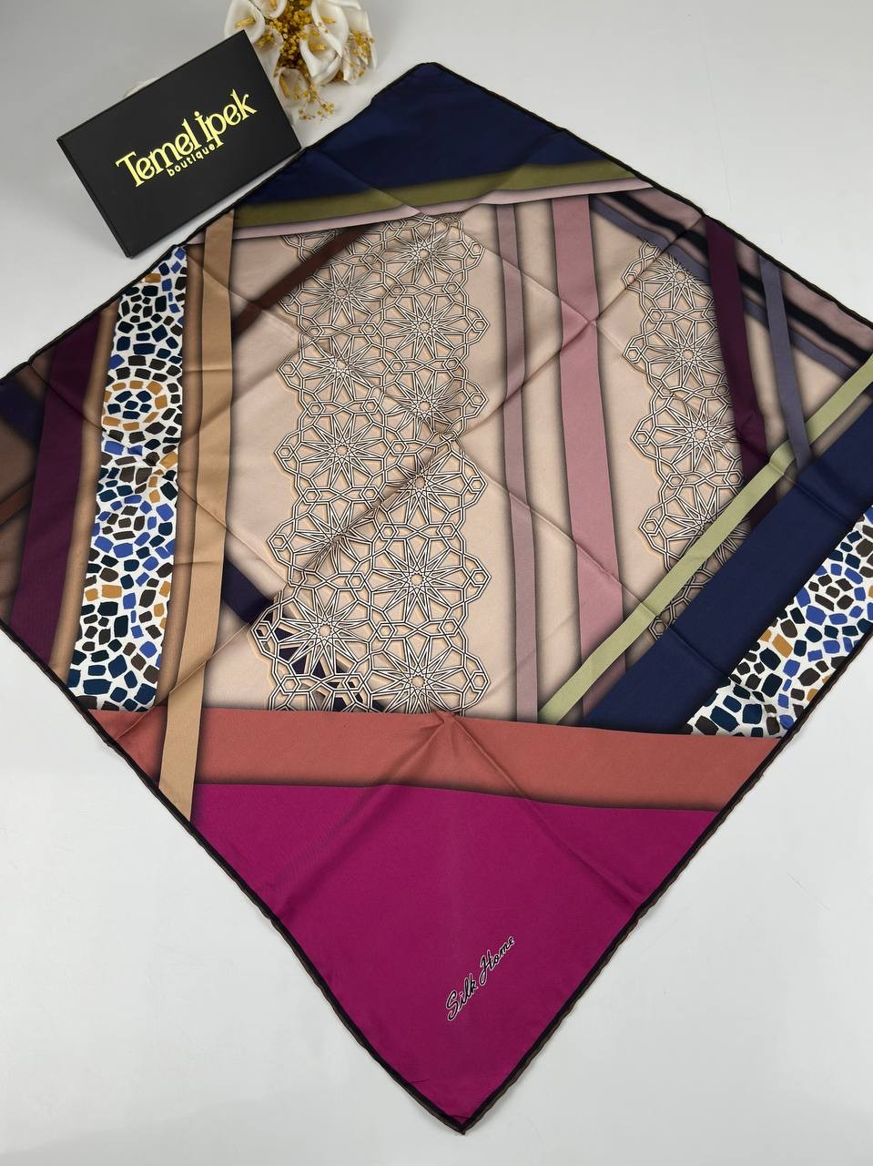 Silk Home - Twill İpek Eşarp
