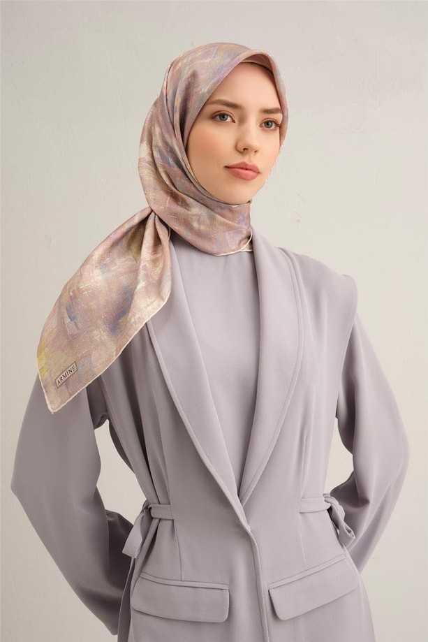 Armine - 2025 İlkbahar Yaz Sura İpek Eşarp 9339D
