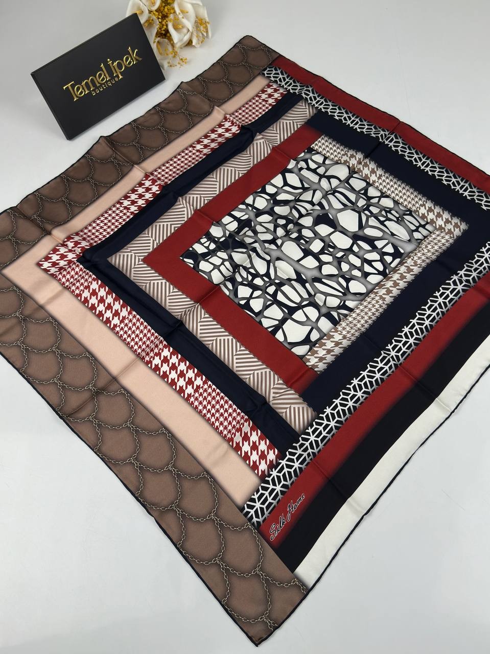 Silk Home - Twill İpek Eşarp