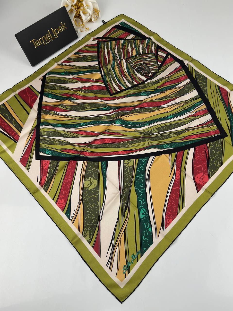 Silk Home - Twill İpek Eşarp