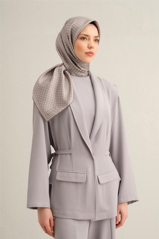 Armine - 2025 İlkbahar Yaz Twill İpek Eşarp 9345D