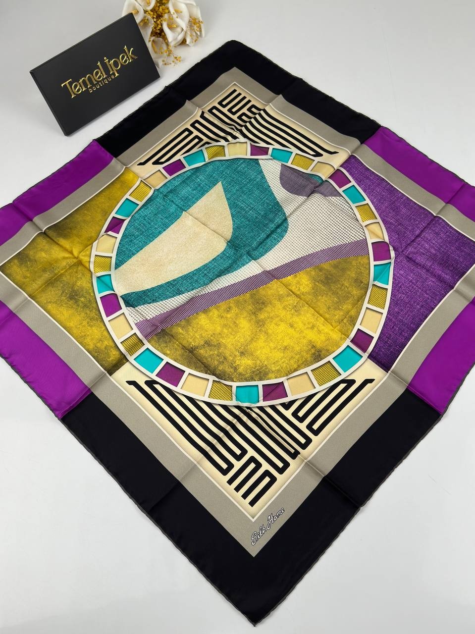 Silk Home - Twill İpek Eşarp