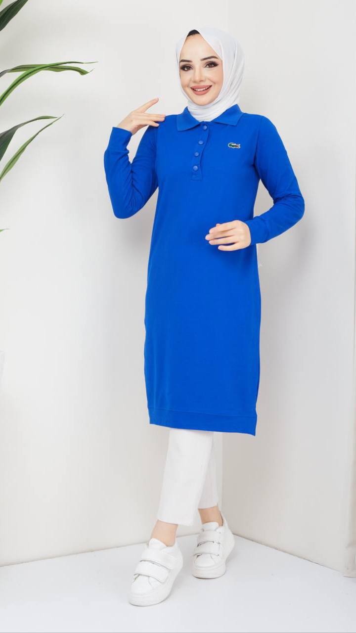 Ayşe Akay - Lacoste Tunik - Saks