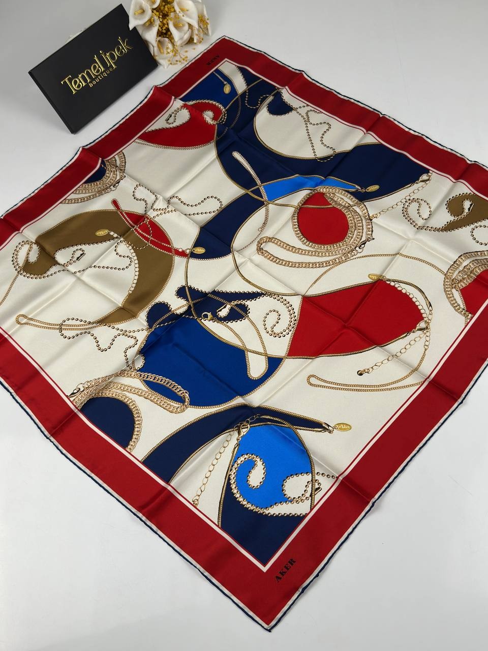 Aker - Twill İpek Eşarp 8088713 - 922