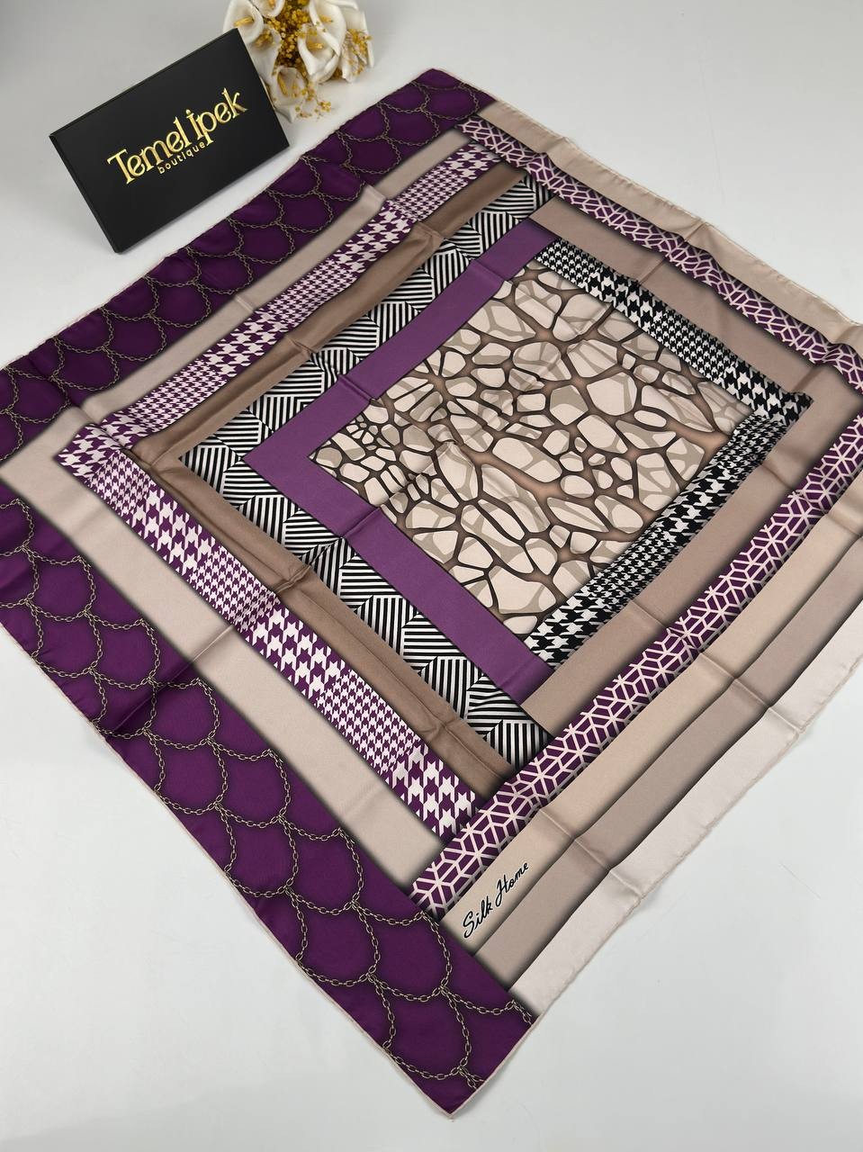 Silk Home - Twill İpek Eşarp