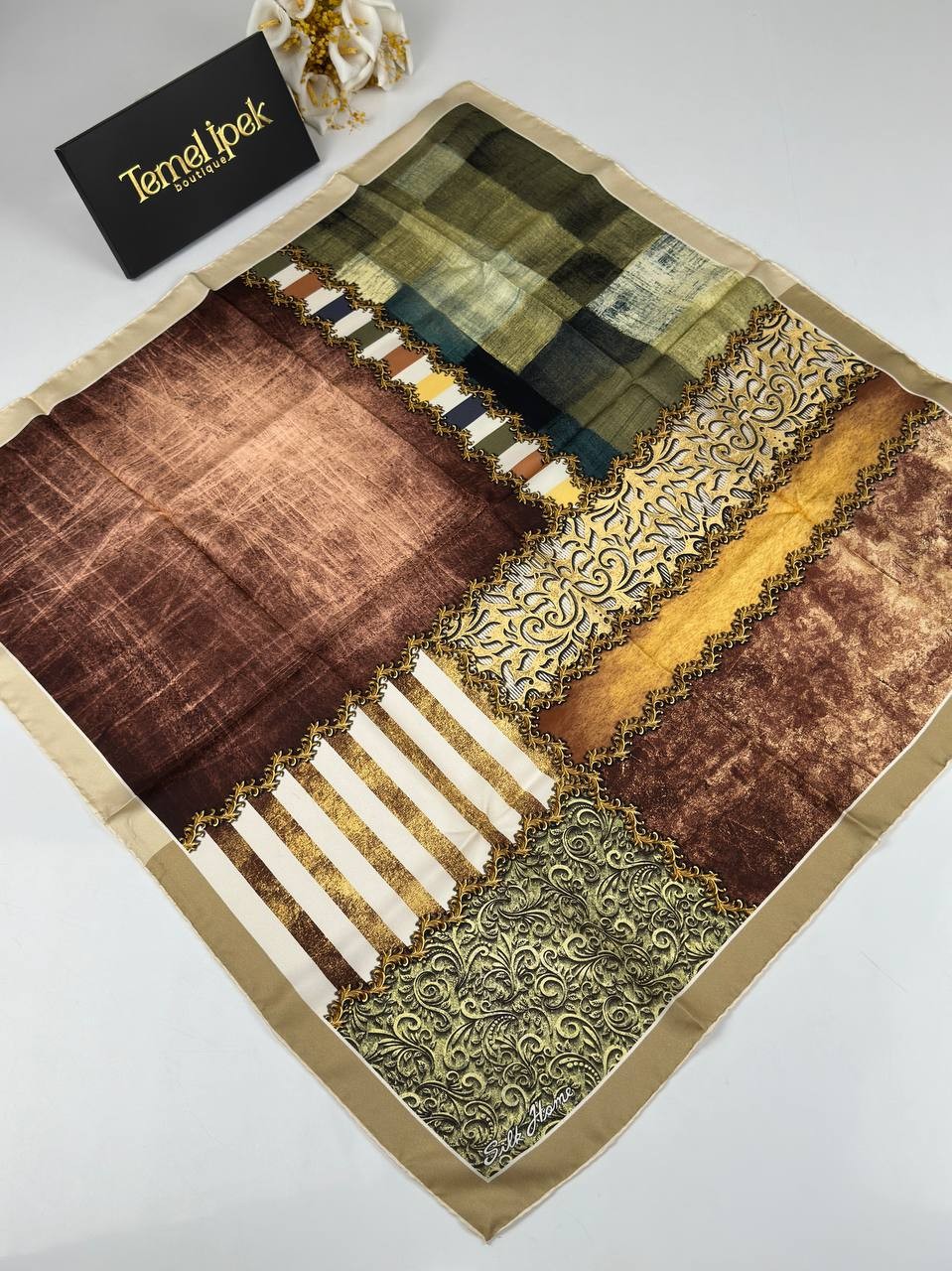 Silk Home - Twill İpek Eşarp