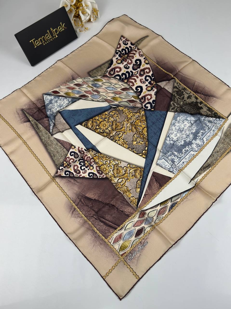 Silk Home - Twill İpek Eşarp