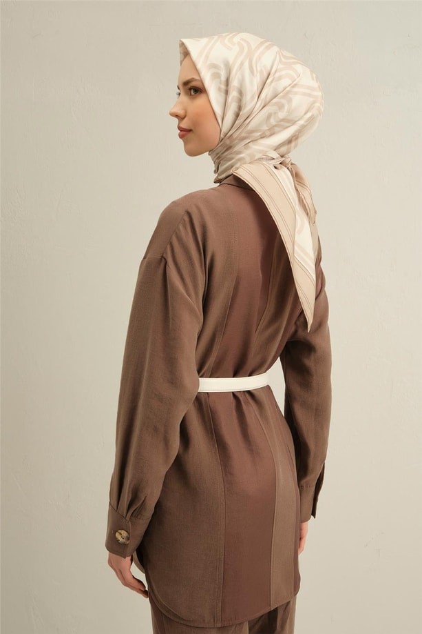 Armine - 2025 İlkbahar Yaz Twill İpek Eşarp 9343D