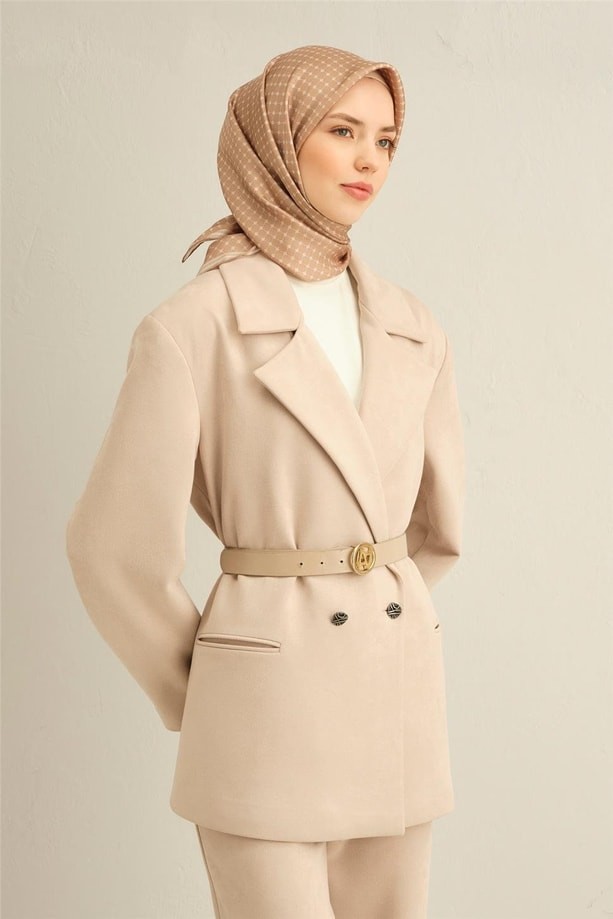 Armine - 2025 İlkbahar Yaz Twill İpek Eşarp 9345D - 13