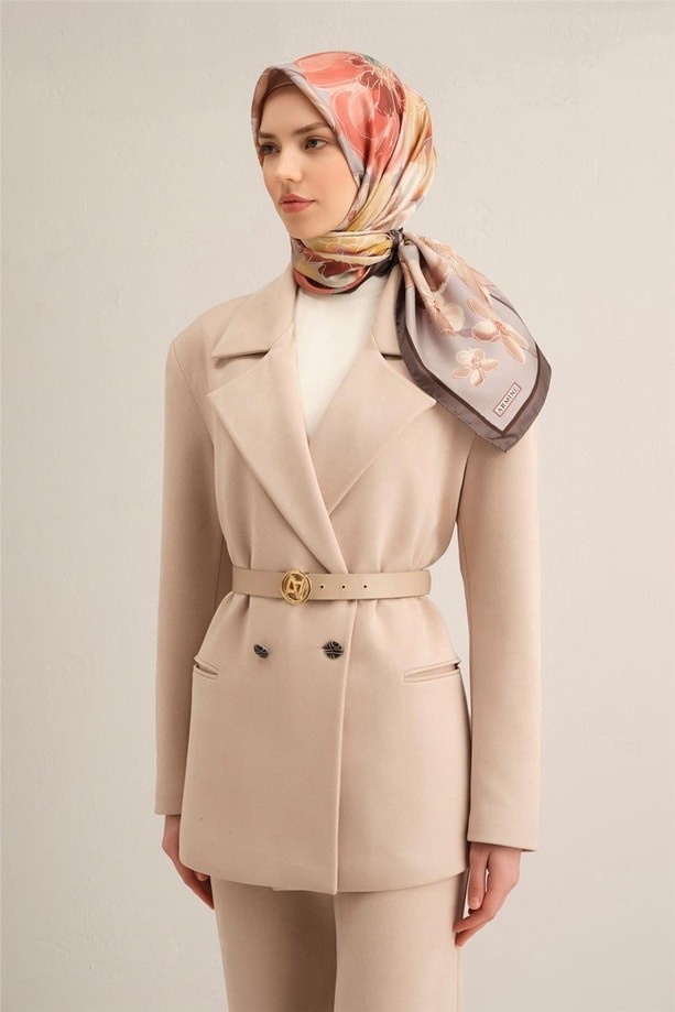 Armine - 2025 İlkbahar Yaz Sura İpek Eşarp 9318D