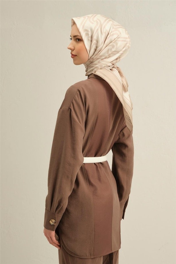 Armine - 2025 İlkbahar Yaz Twill İpek Eşarp 9343D