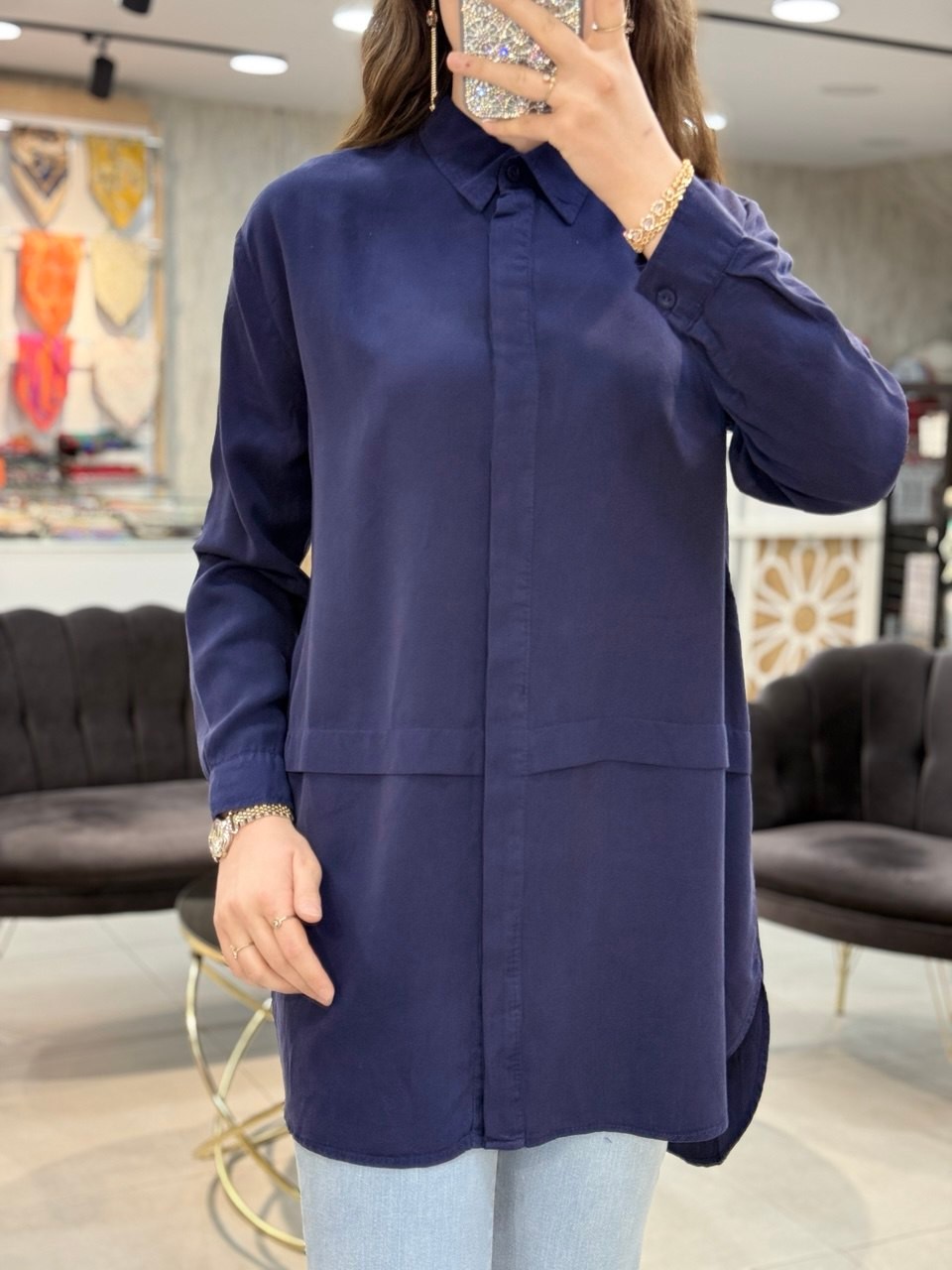 Tensel Tunik - Lacivert