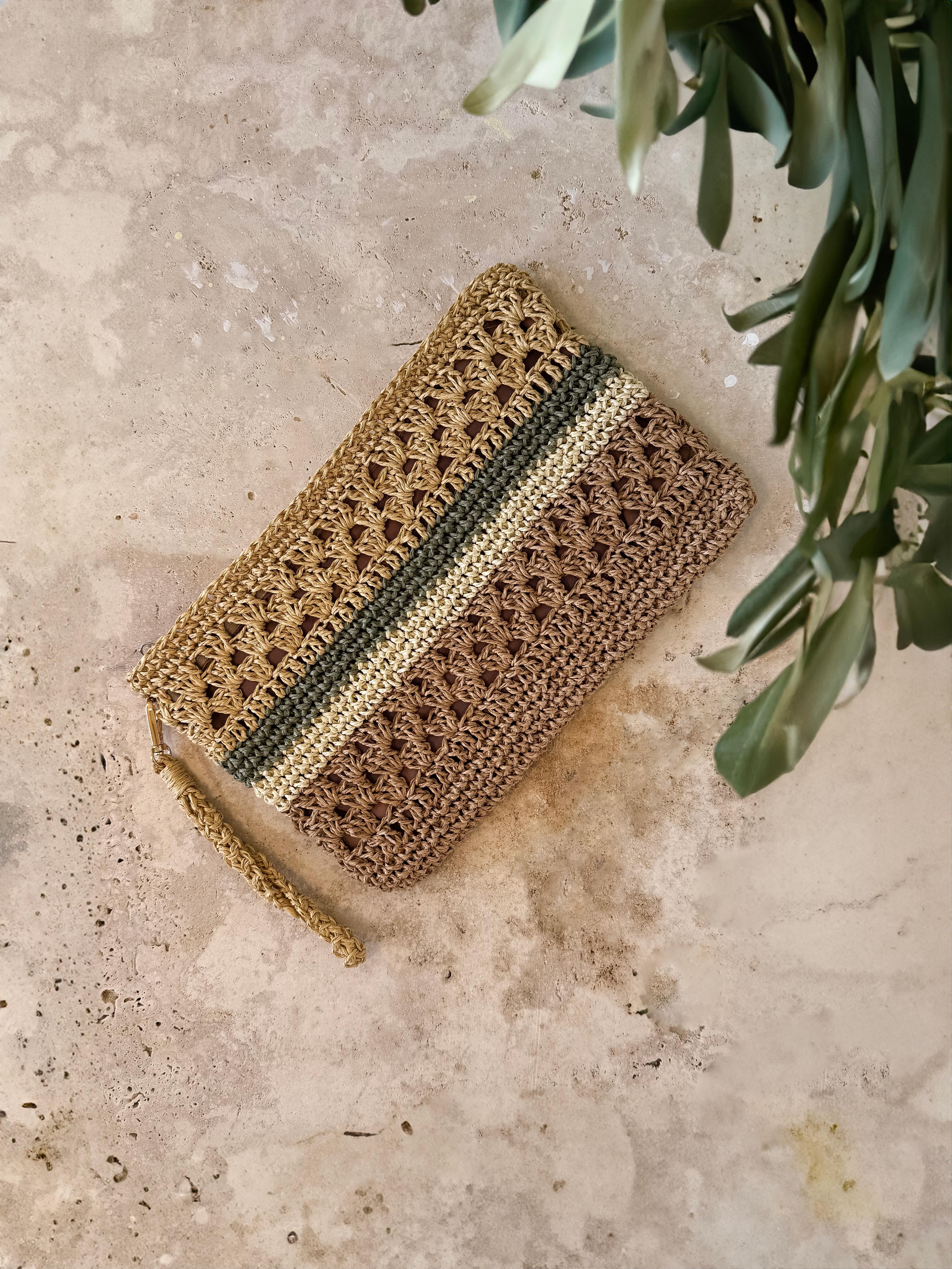 Sage Clutch Çanta