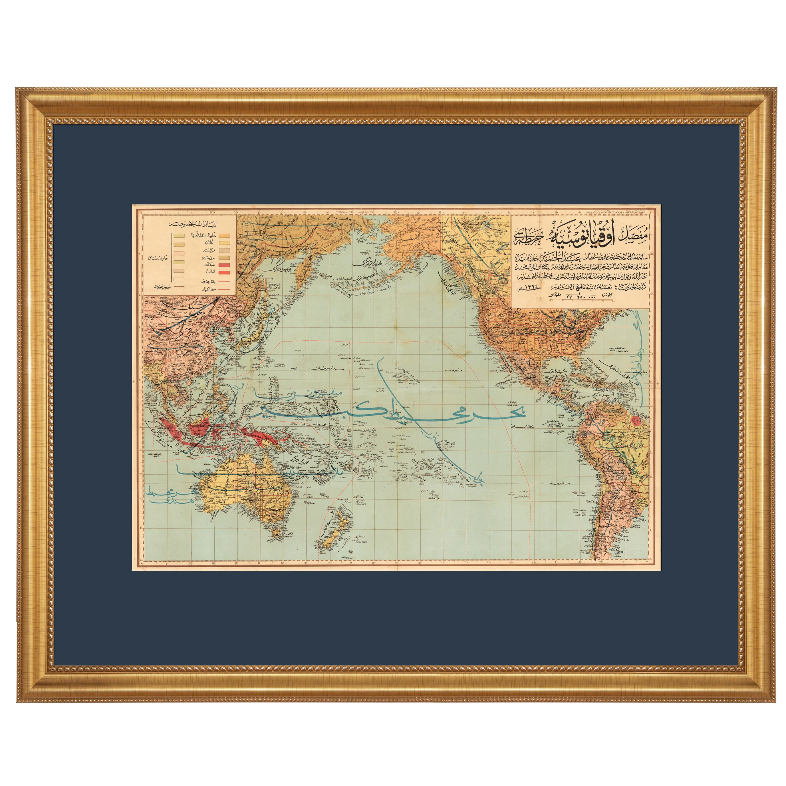 Mufassal Okyanusya Haritası (1908)