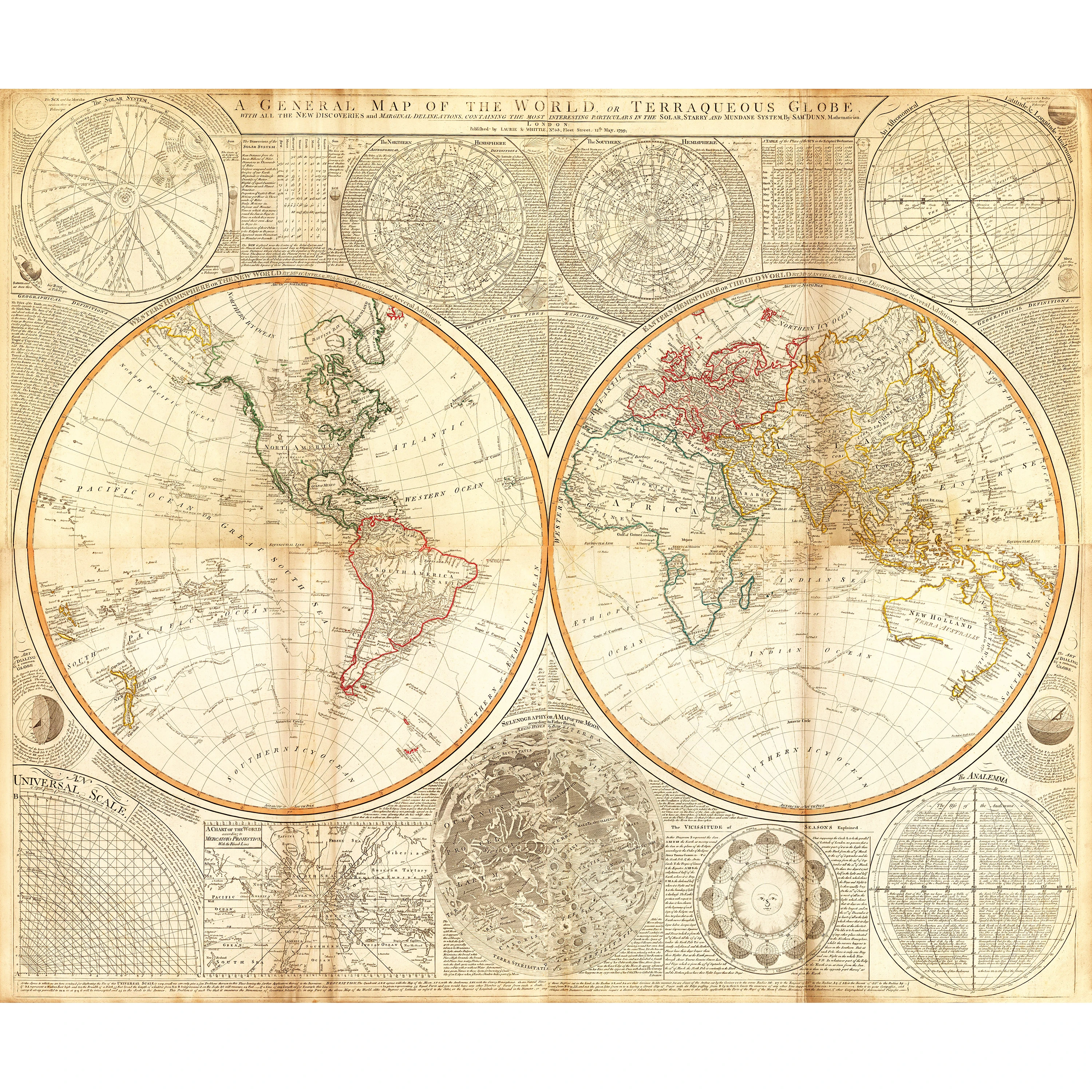 Yerküre Haritası (1799)