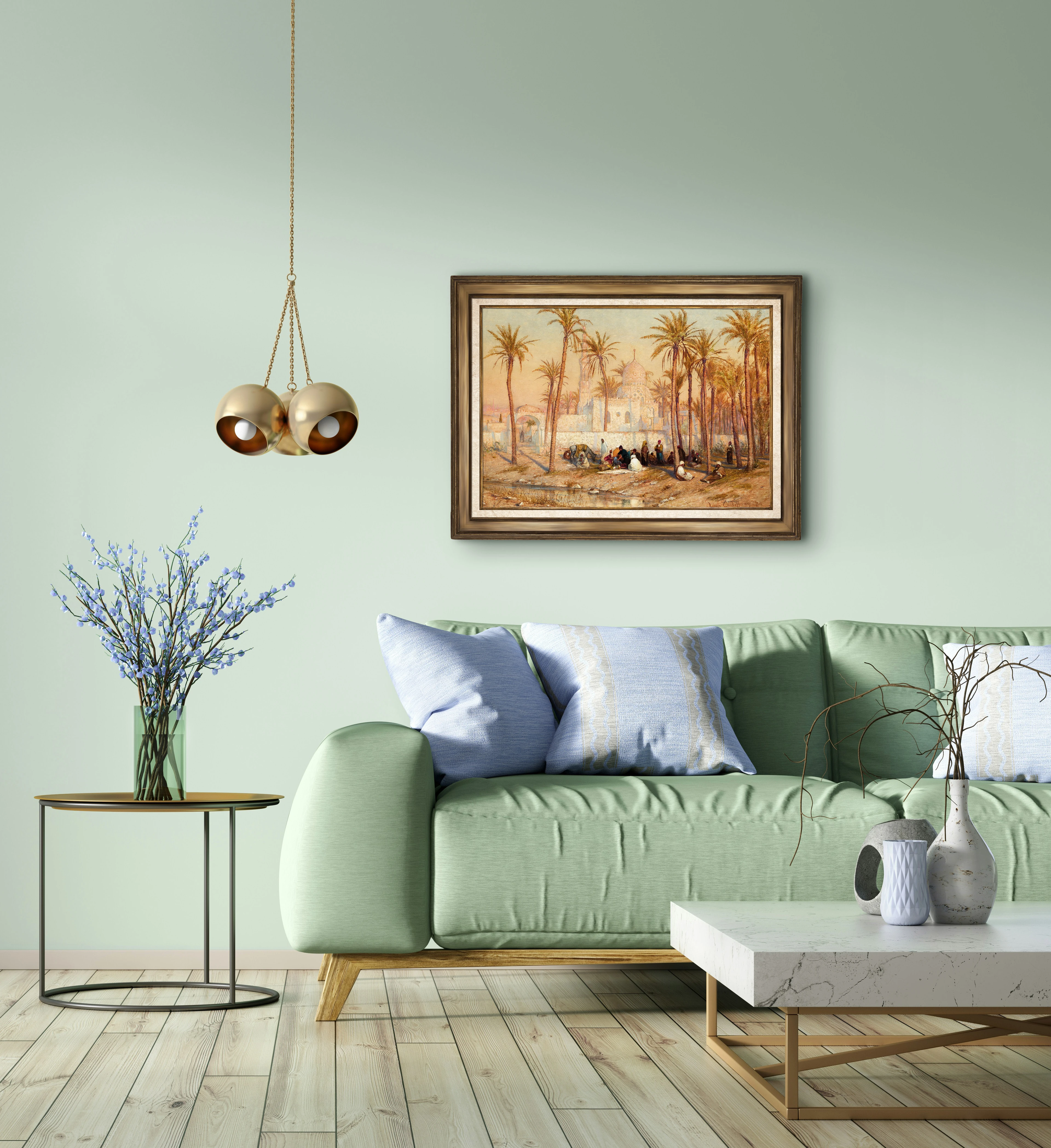 Oryantal Manzara - Louis Comfort Tiffany