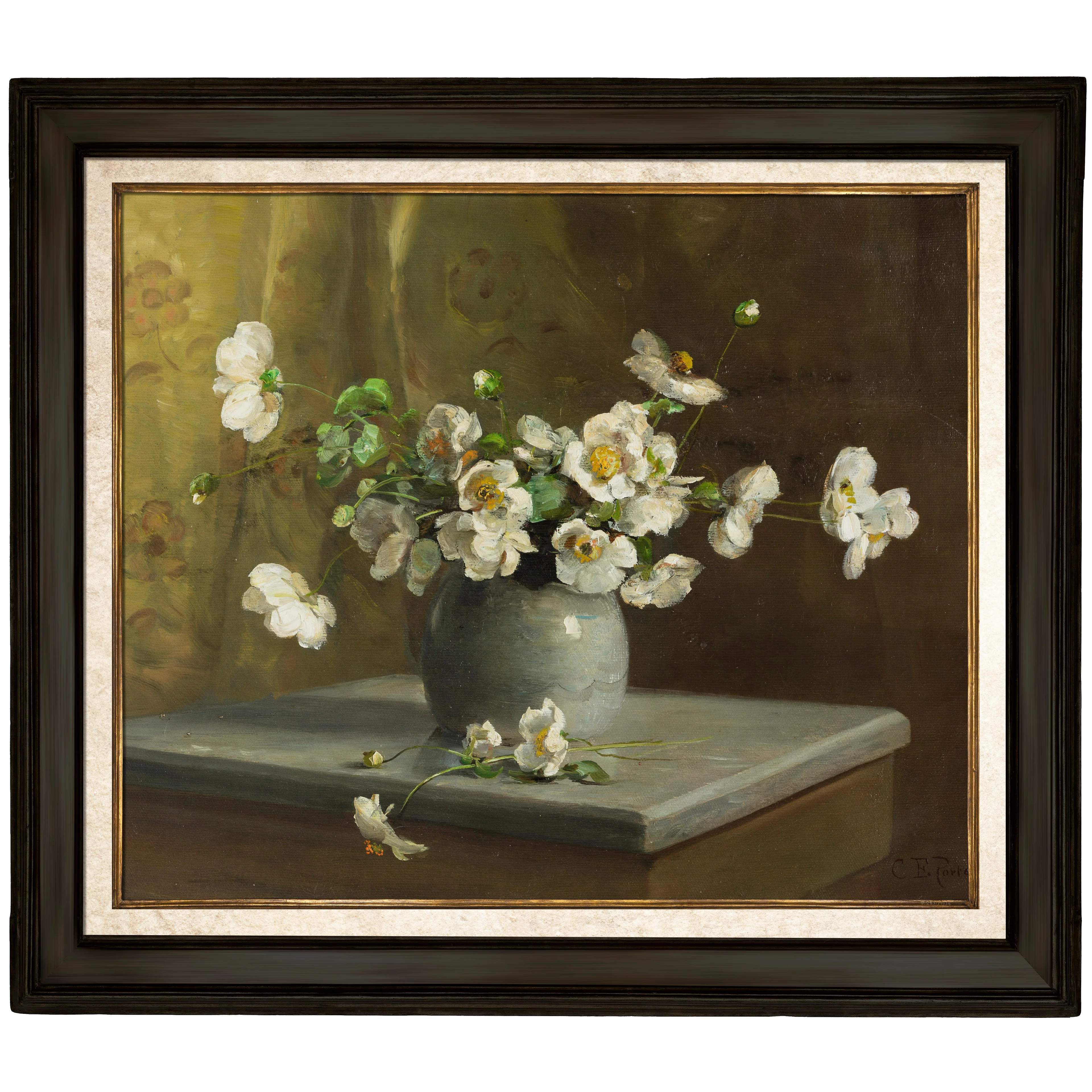 Çiçekli Natürmort - Charles Ethan Porter