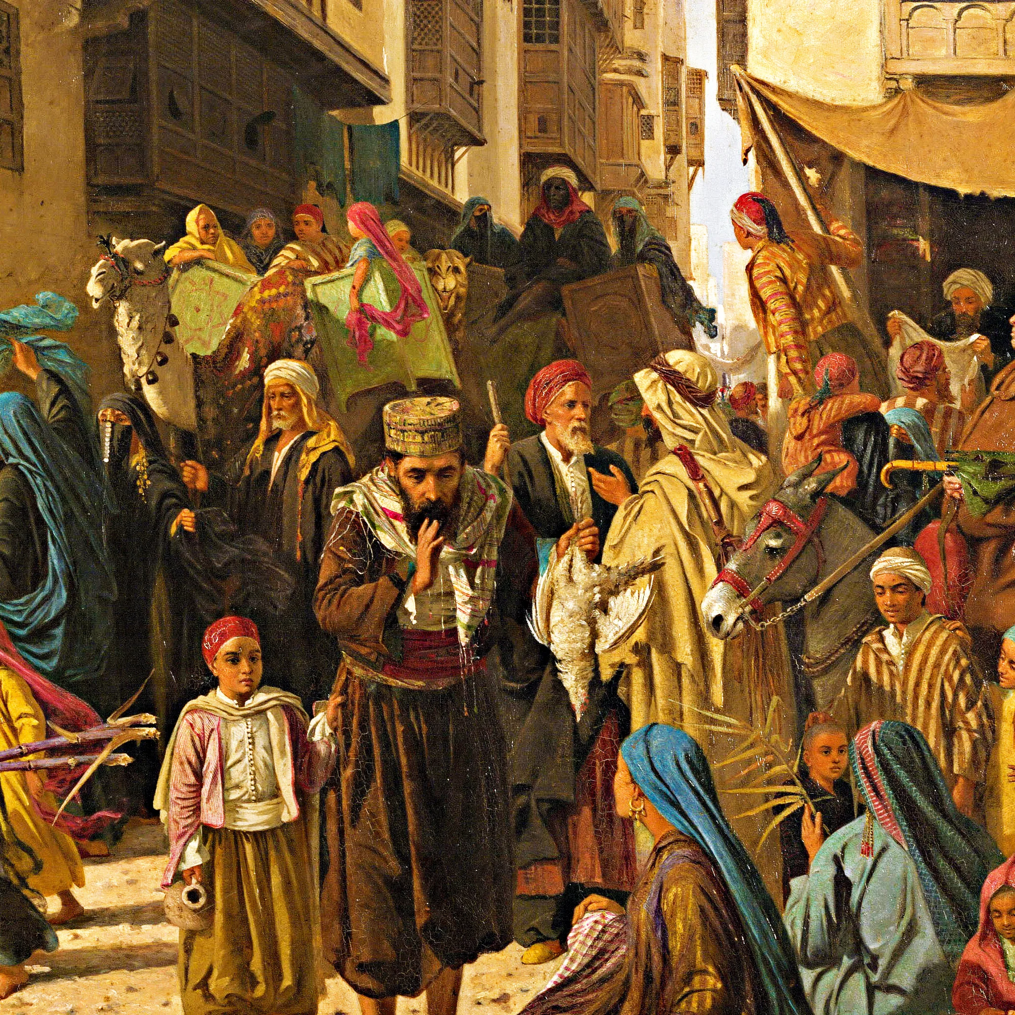 Şeyh ve Oğlunun Hac Dönüşü Kahire'ye Girişi - Robert Hawker Dowling