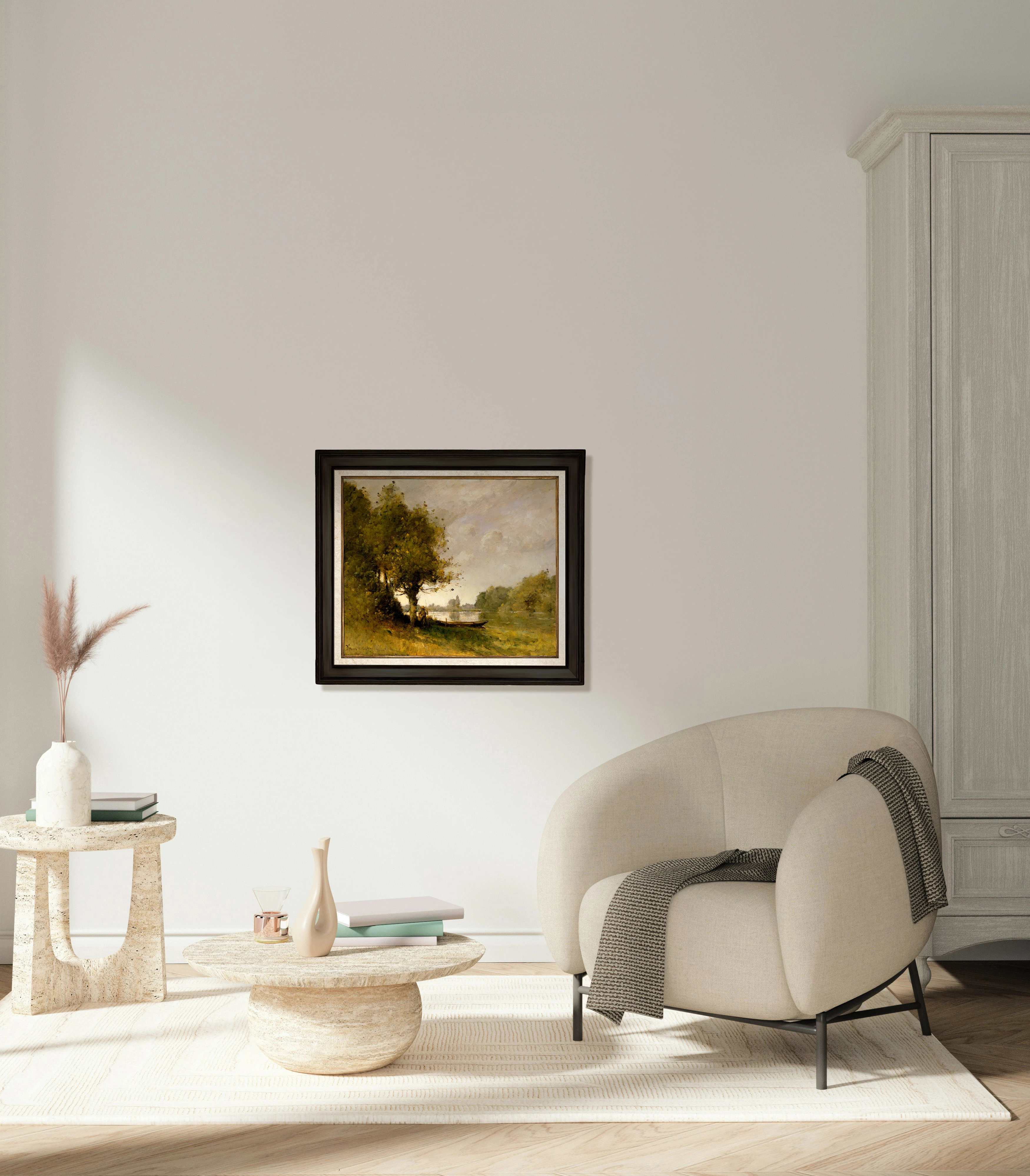 Nangis'deki Göl - Paul-Désiré Trouillebert