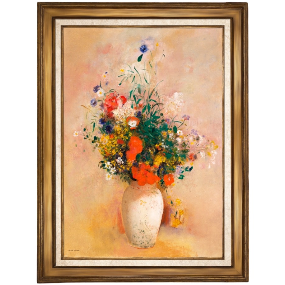 Vazoda Çiçekler - Odilon Redon