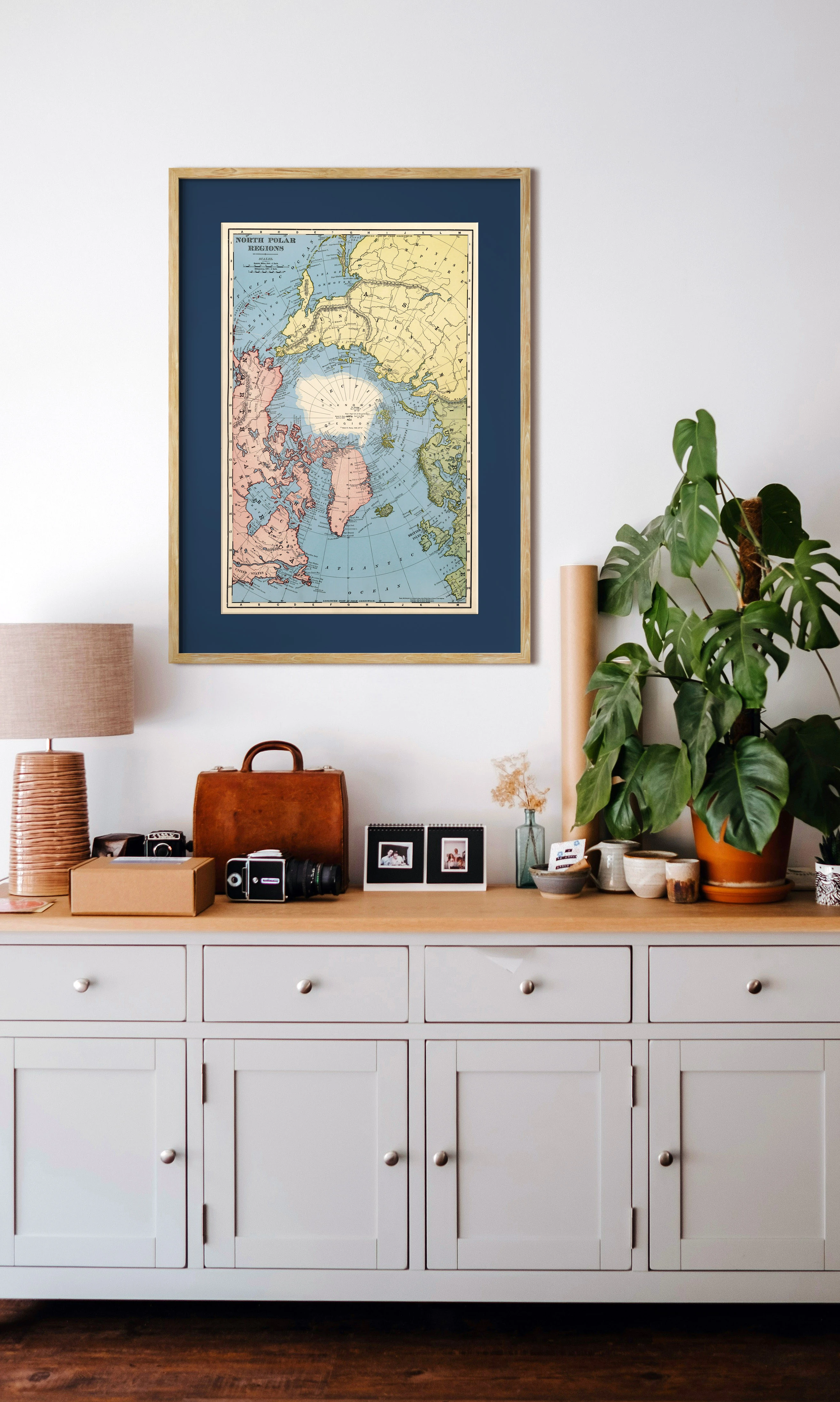 Kuzey Kutup Bölge Haritası (1912)